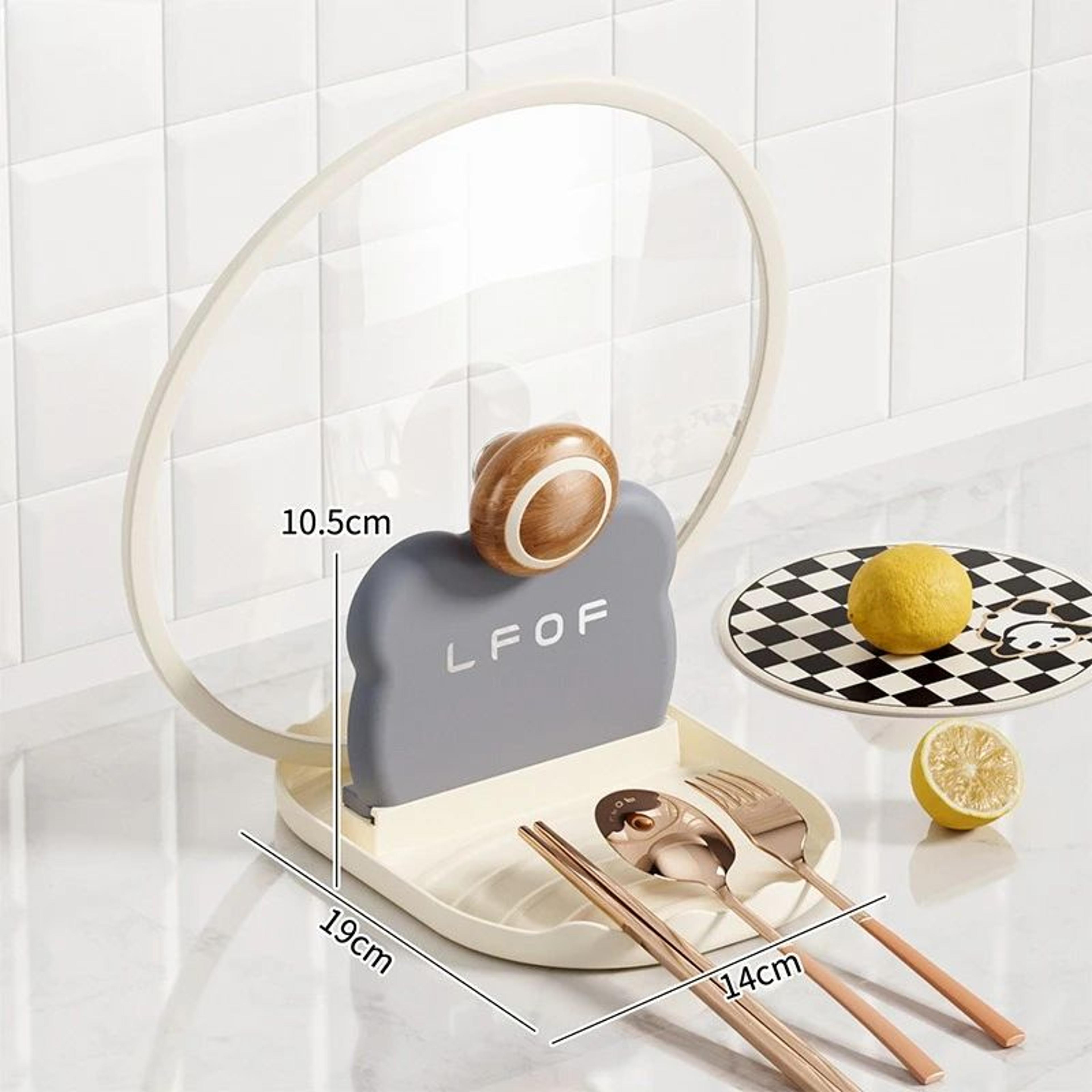 Multifunction Pot Lid Holder  Spoon Rest Kitchen Organizer 6