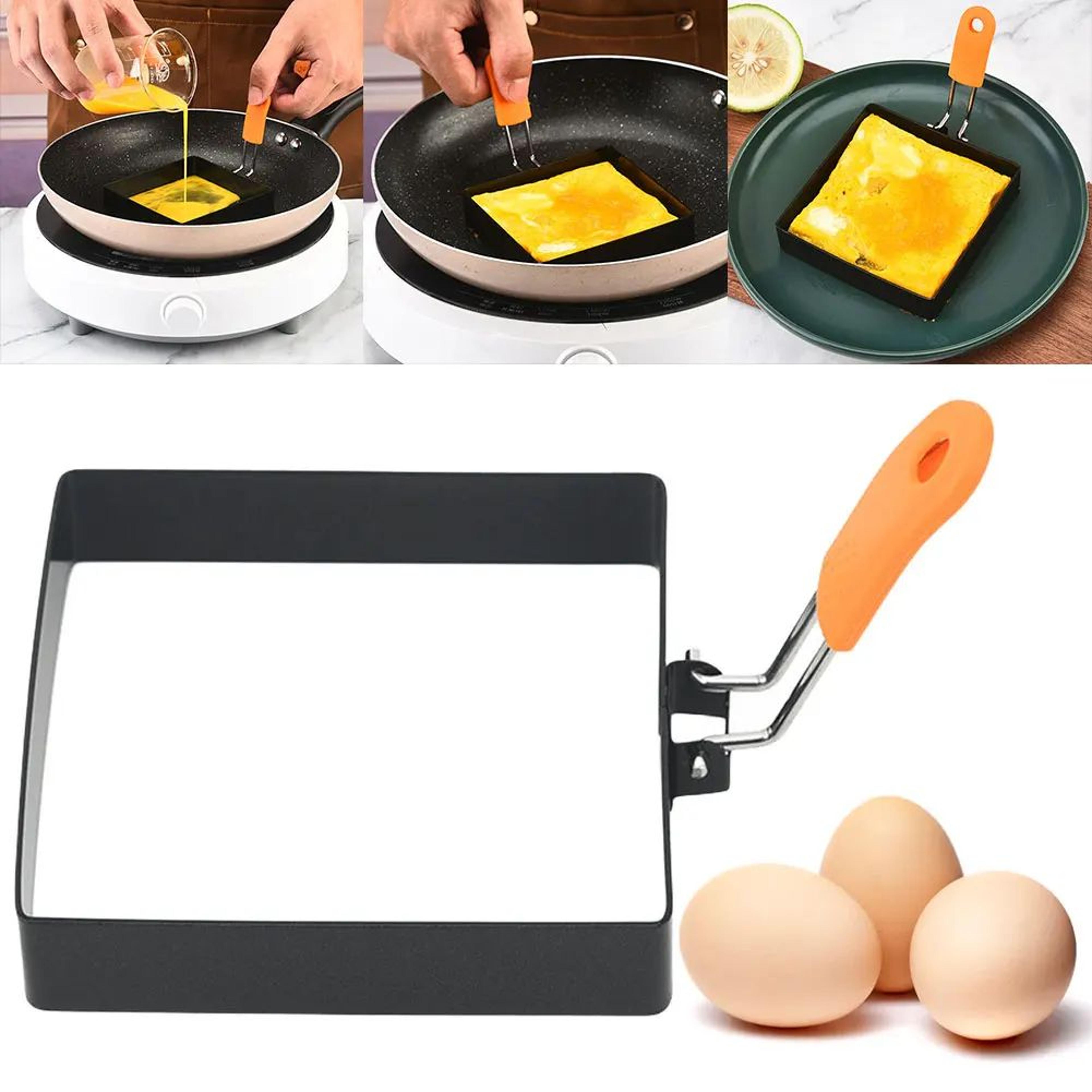 perfectsquare stainless steel egg frying ring & pancake mold