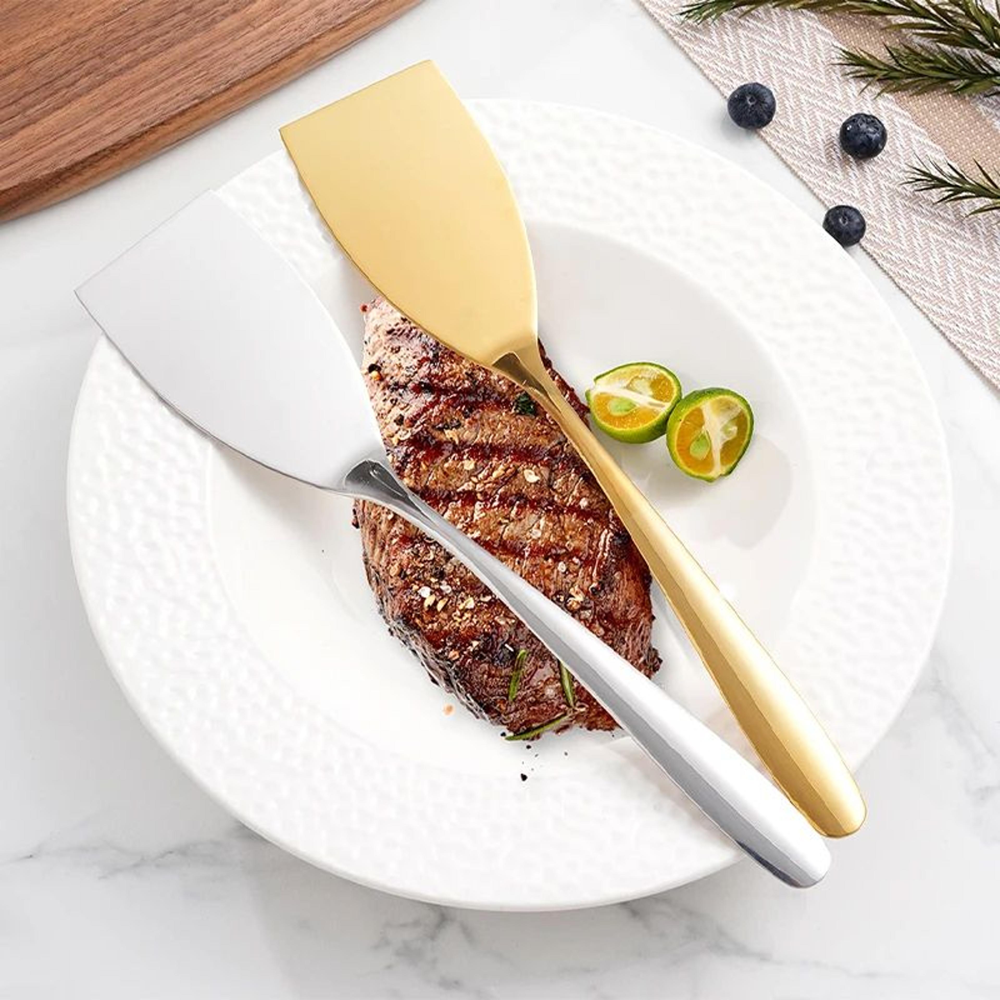 Stainless Steel MultiPurpose Spatula  HeavyDuty Pancake Turner  BBQ Grill Spatula 2