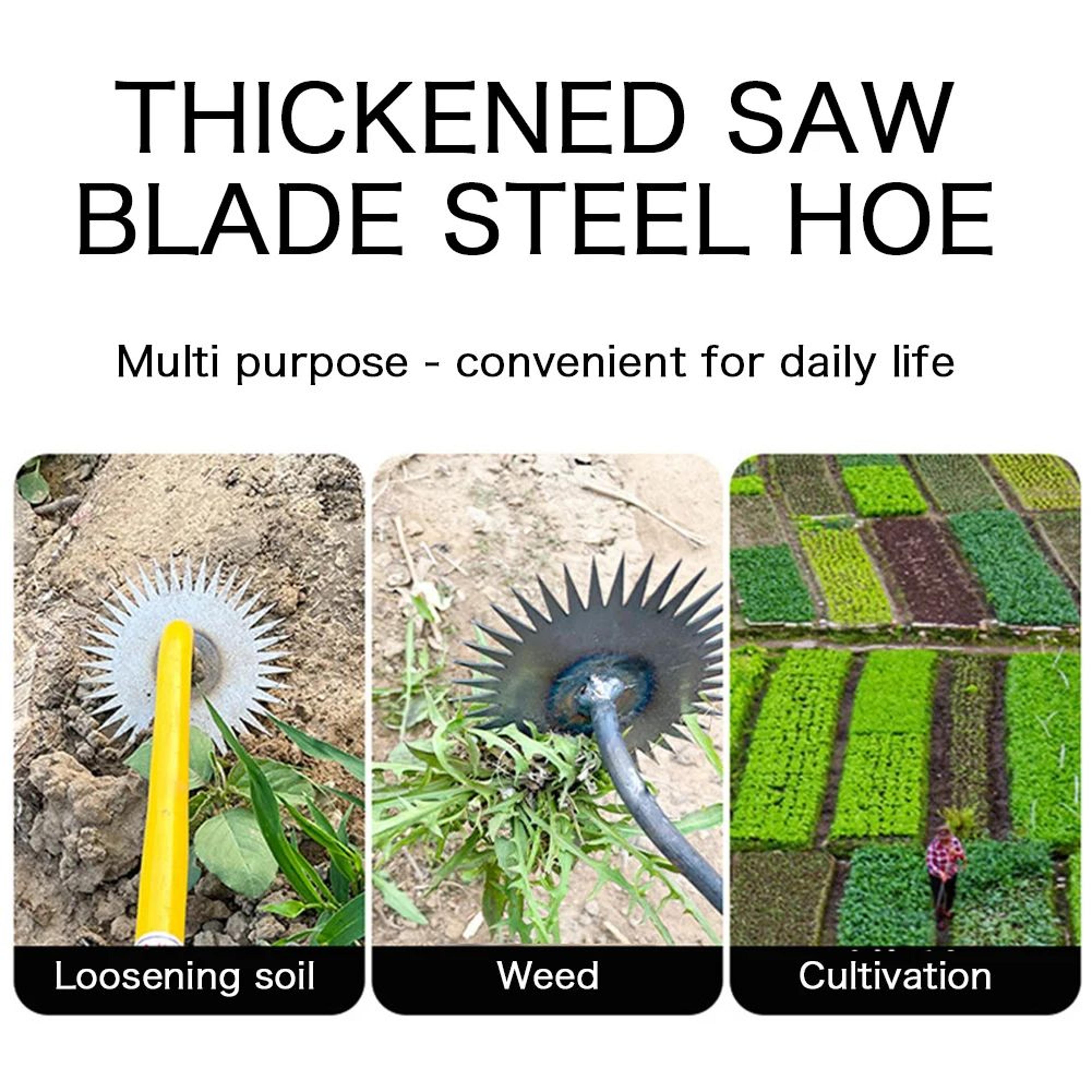 Sunflower MultiEdge Garden Weeding Tool  Durable Manual Weed Remover For Effortless Lawn Care 4