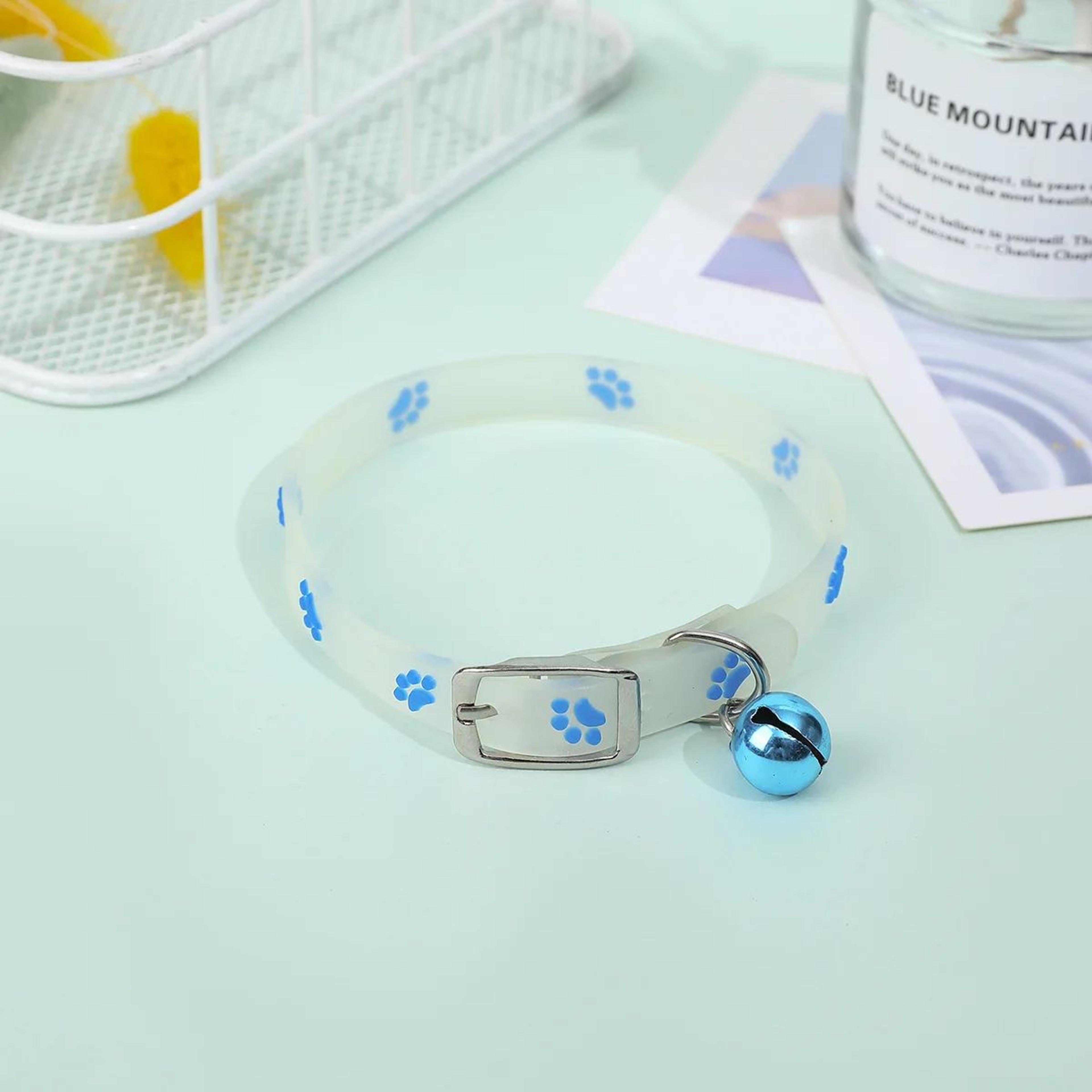GlowSafe Cat Bell Collar  Glow In The Dark Cat Collar For Cats  Small Dogs 7