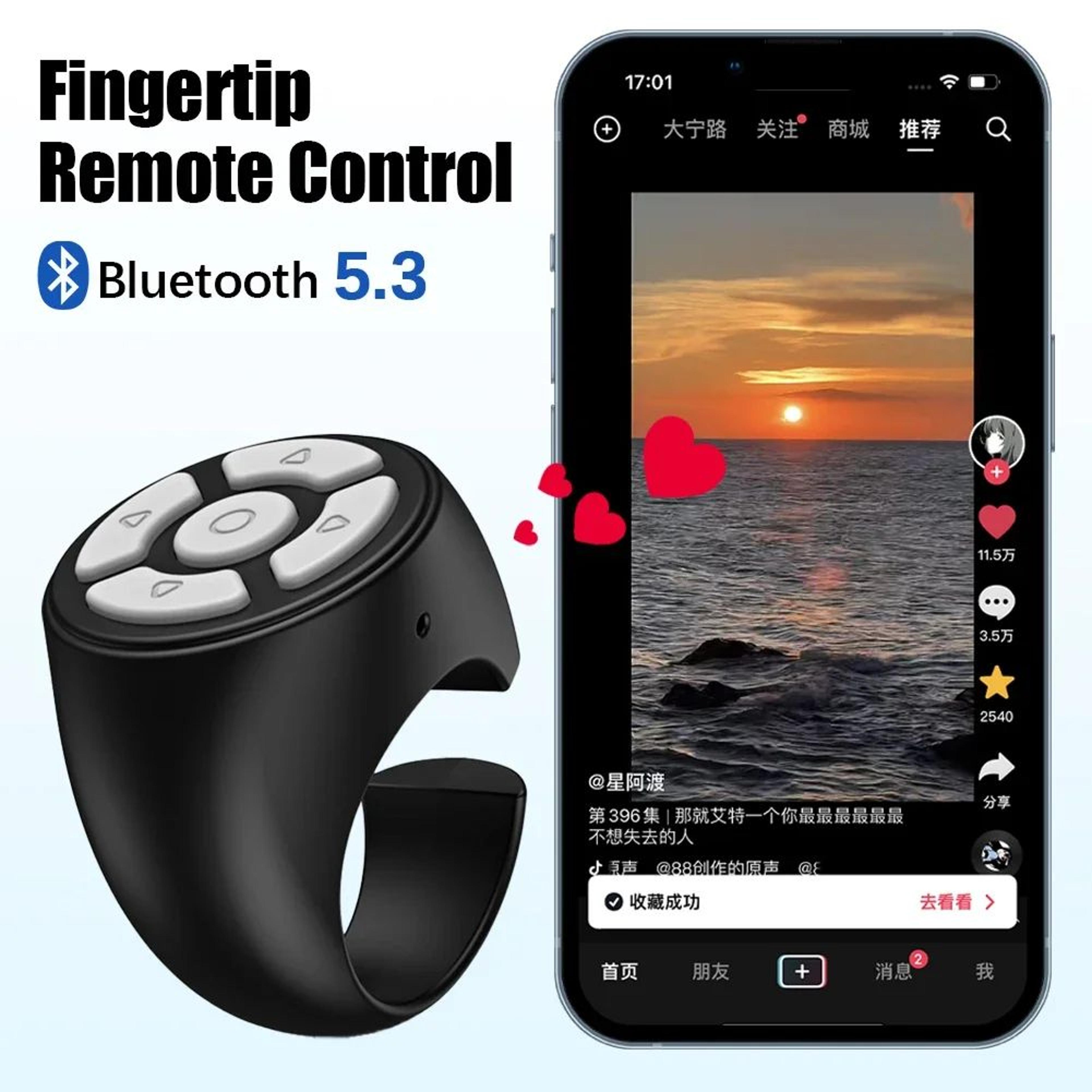 SmartScroll Bluetooth Scrolling Ring Remote For Phones  TikTok 2