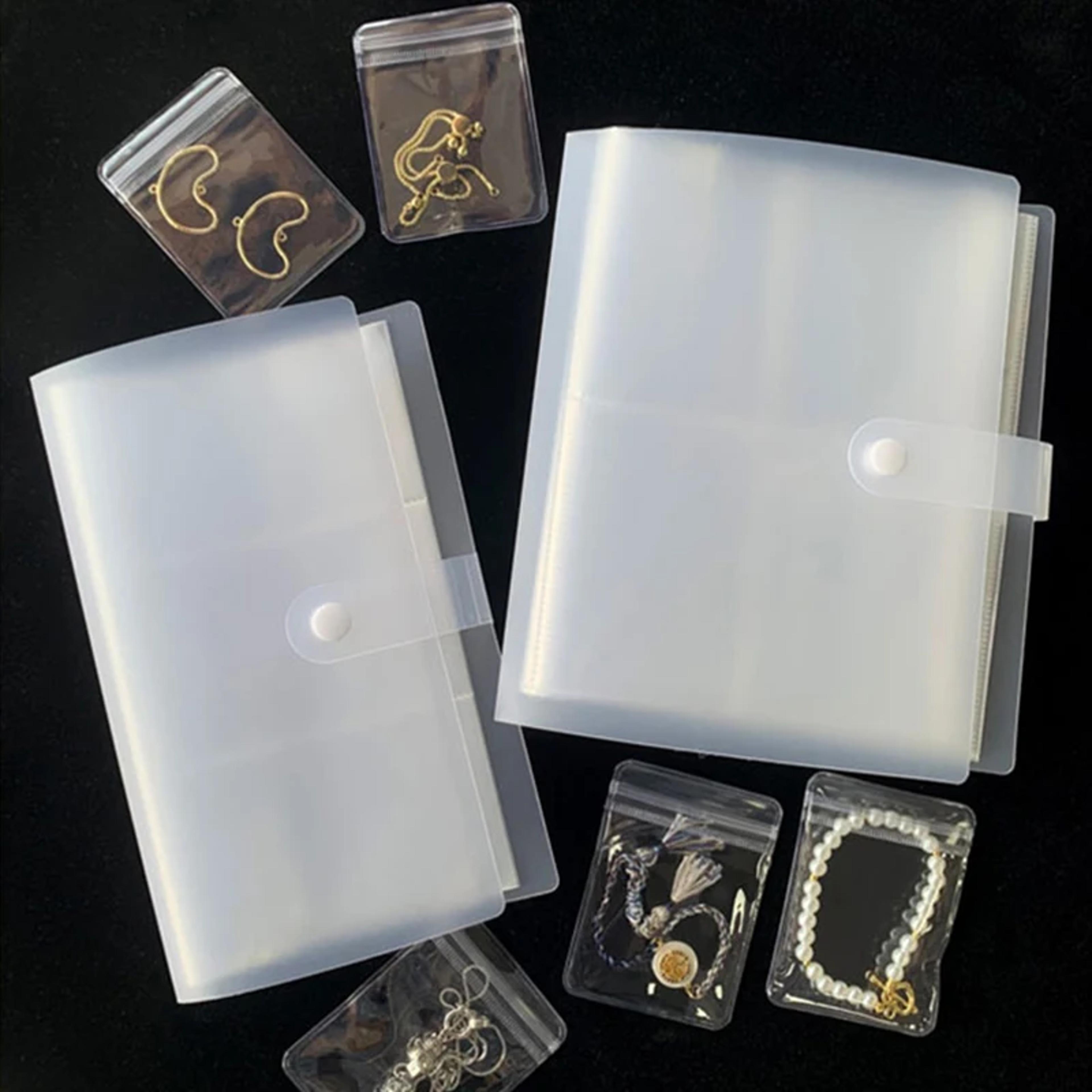 Transparent Jewelry Storage Book Organizer  Portable Jewelry Holder With Clear Pockets 4