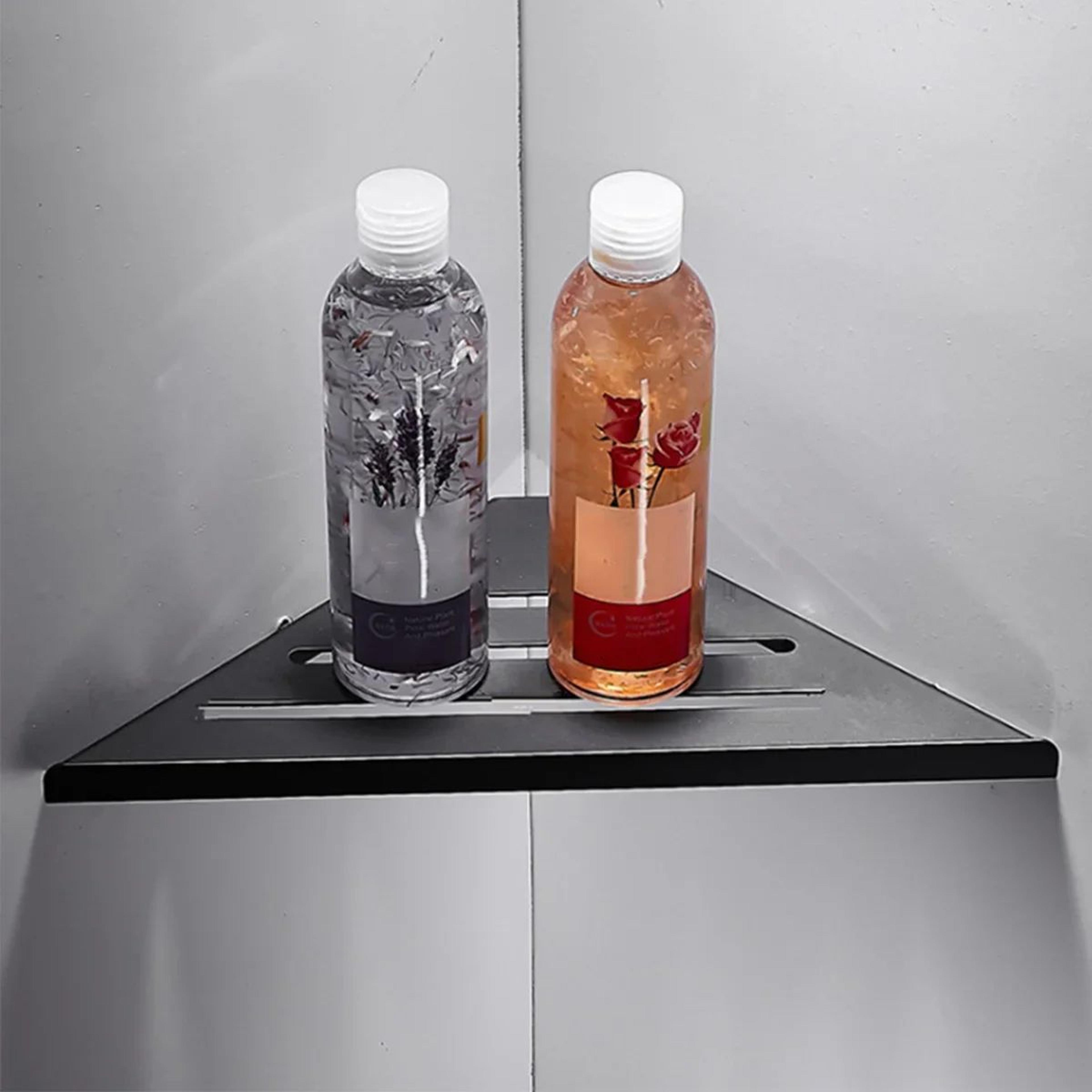 304 Stainless Steel Corner Shower Shelf  No Drill Bathroom Corner Organizer 4