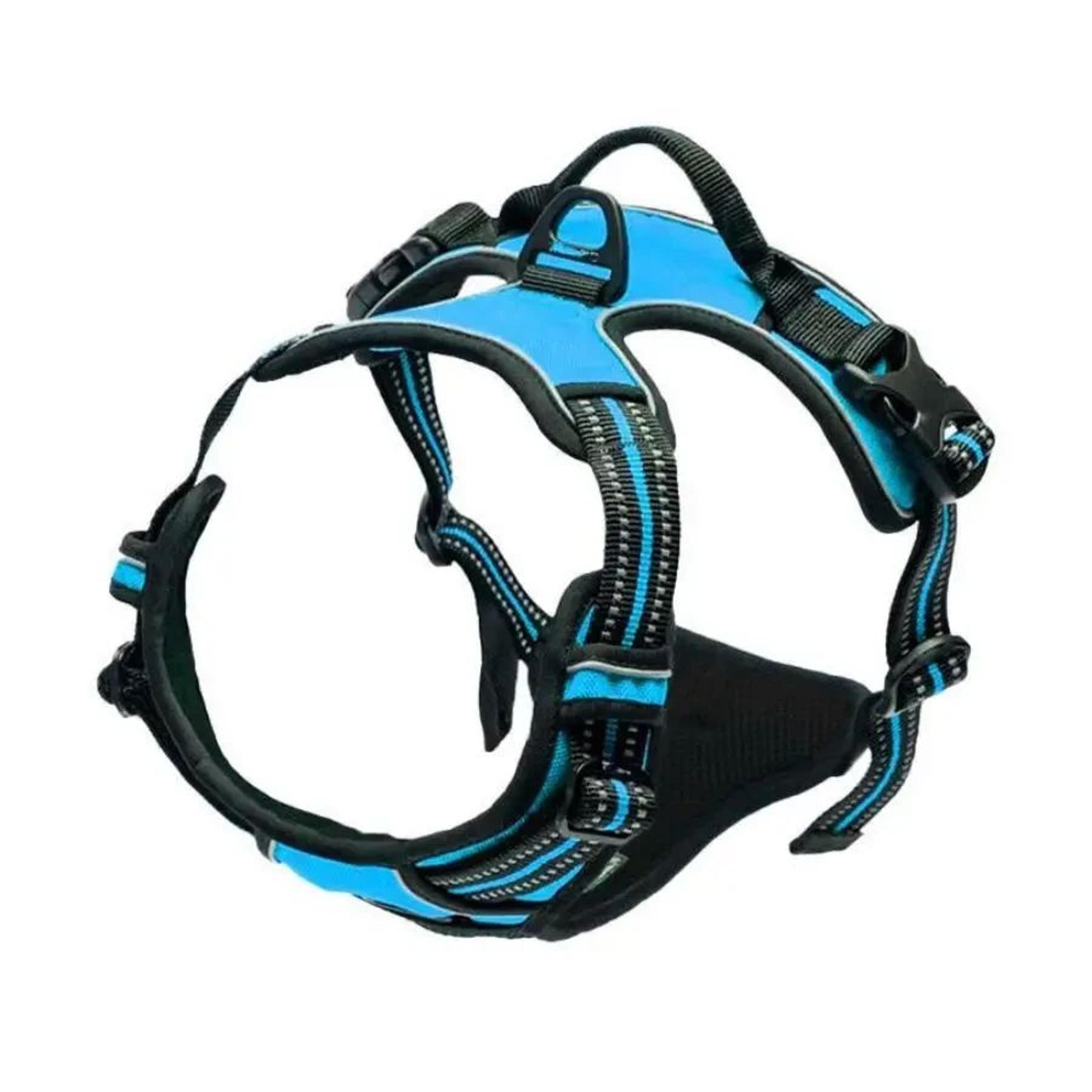 Reflective No Pull Dog Harness With Front Clip And Control Handle 8