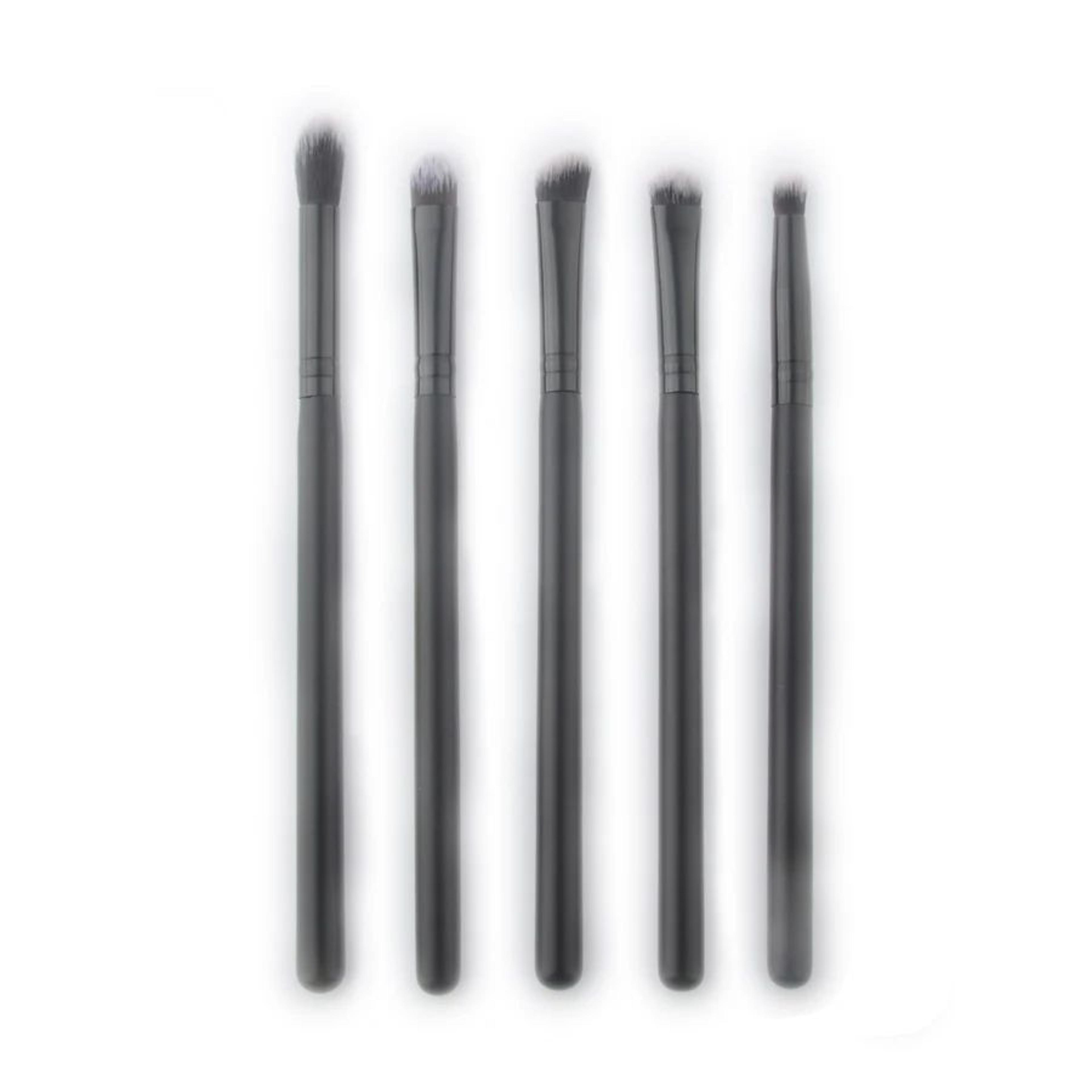 Precision 5Piece Eye Makeup Brush Set  Professional Eyeshadow Blending  Crease Brushes 5