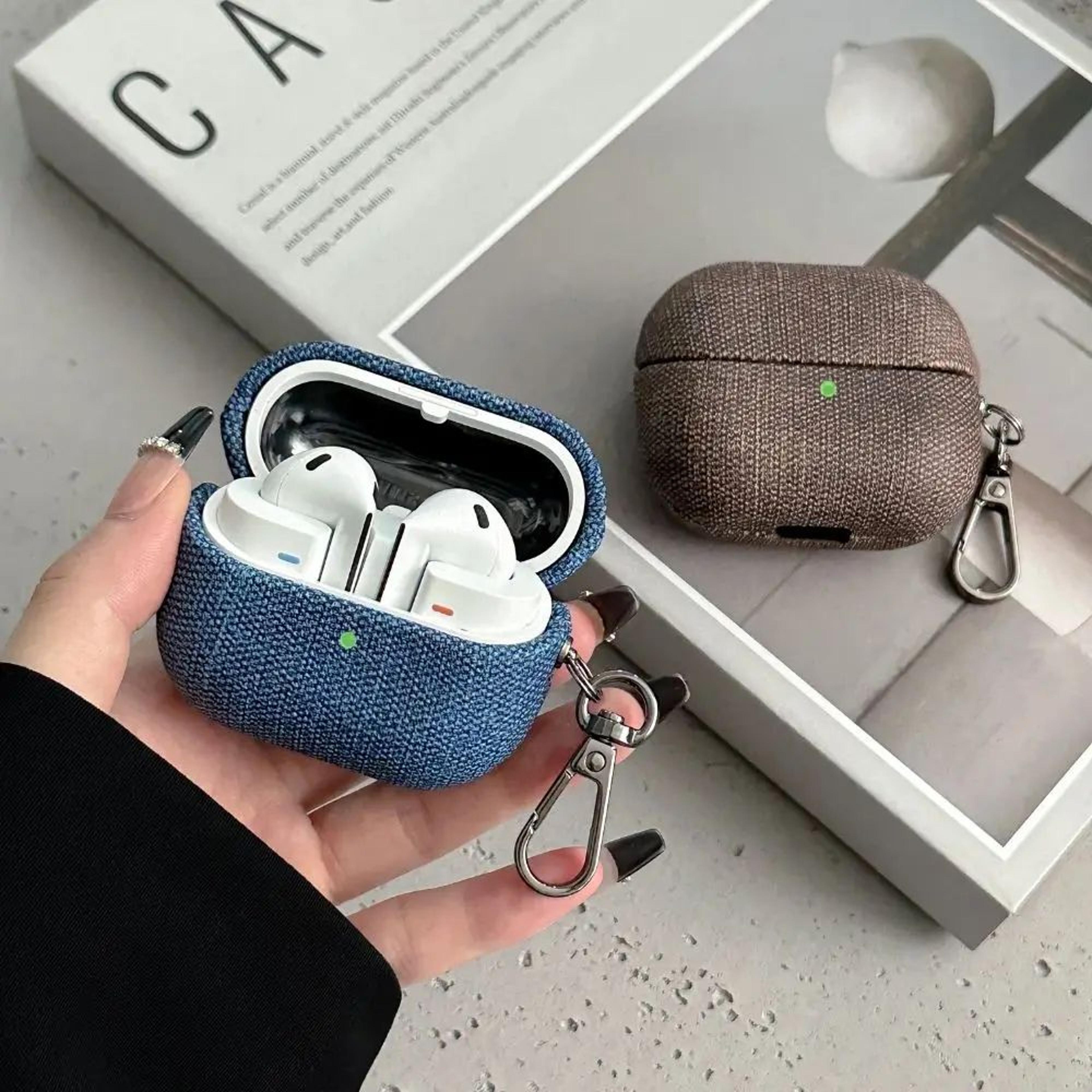 Fabric Texture Galaxy Buds 3 Pro Case  Slim Protective Galaxy Buds 3 Cover 3