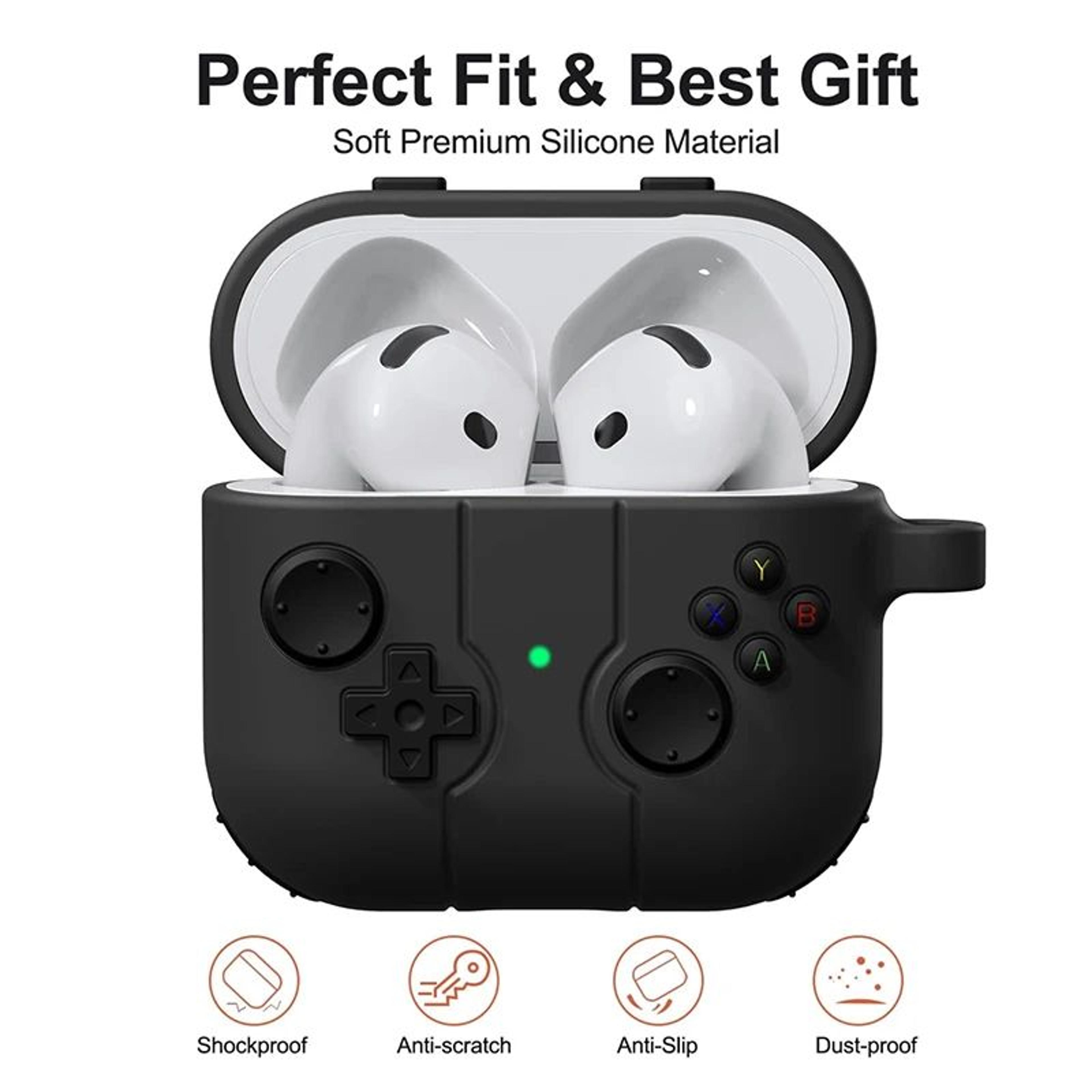 3D Gamepad Silicone AirPods Case  Cute Shockproof Protective Cover 1
