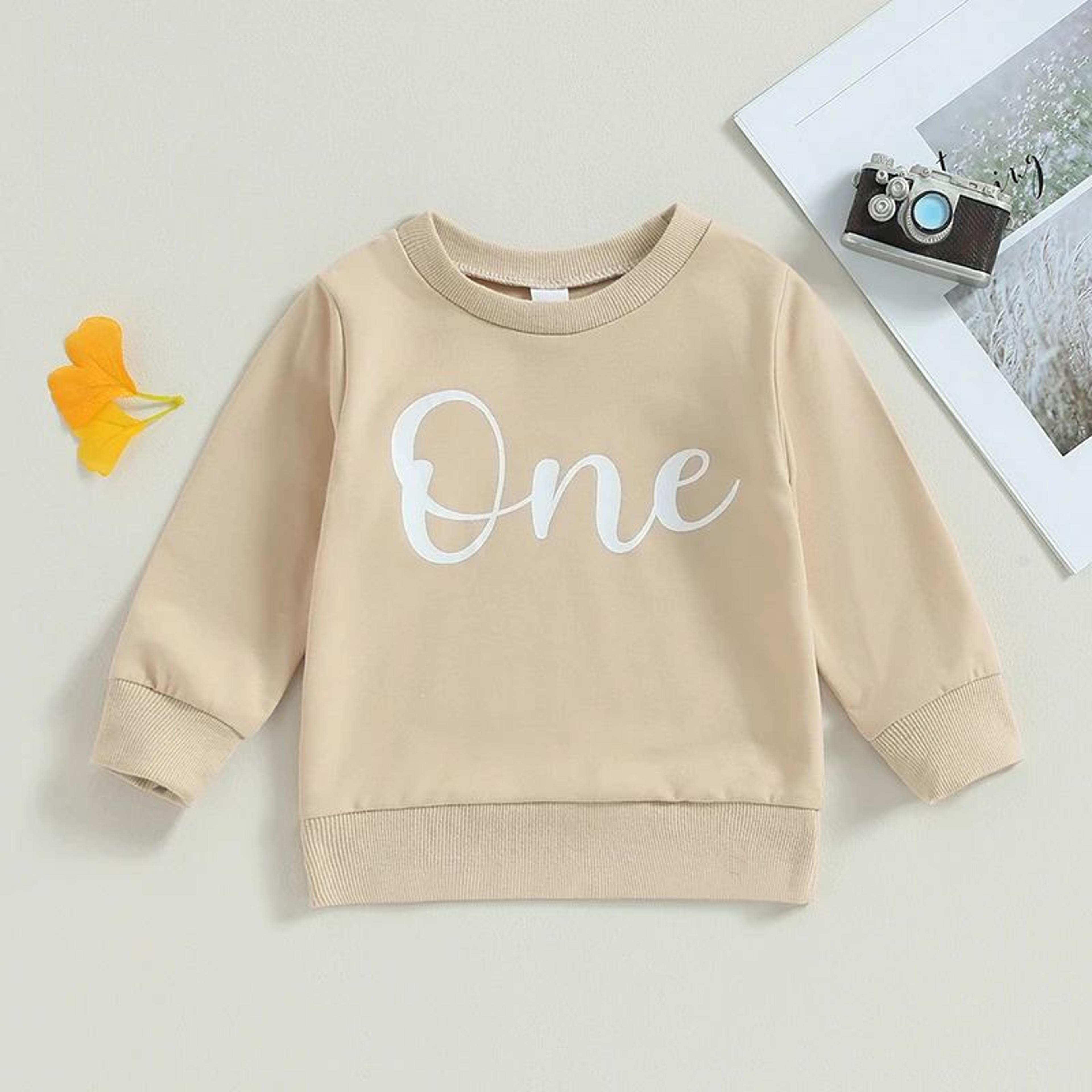 trendy toddler boy sweatshirt letter print pullover – cute baby boy pullover sweatshirt for autumn & birthday outfits