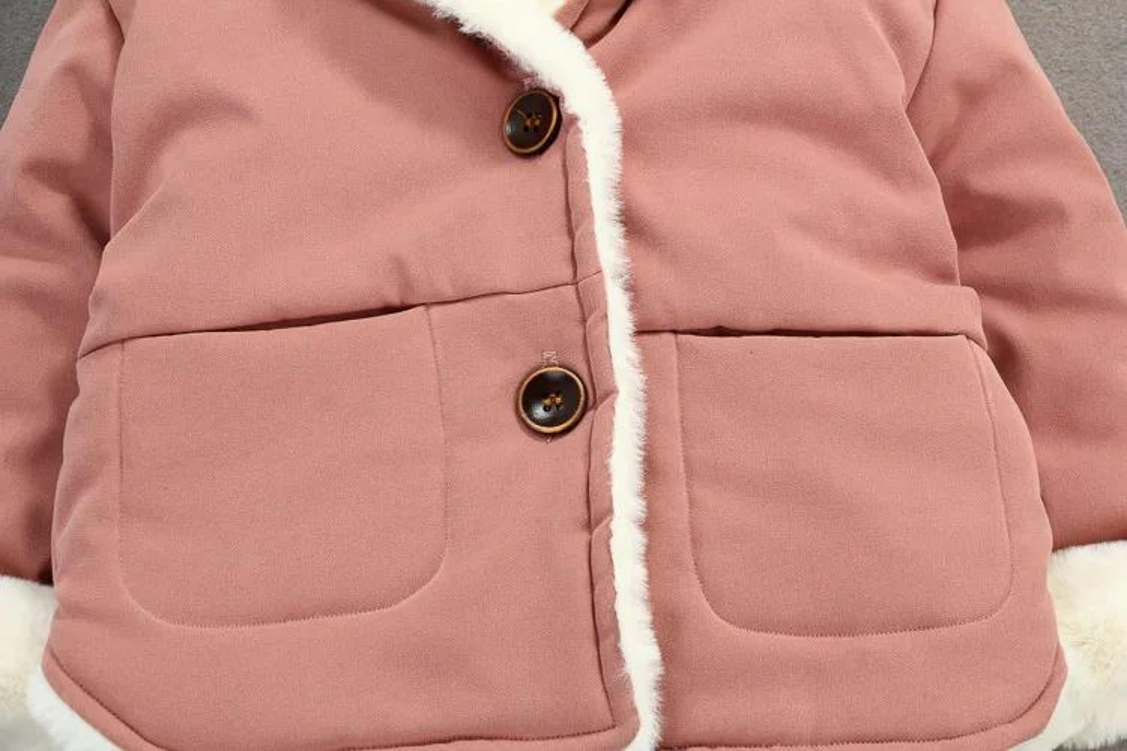 Cartoon Hooded Baby Fleece Jacket  Cozy VelvetLined Toddler Winter Coat For Infants  Toddlers 5