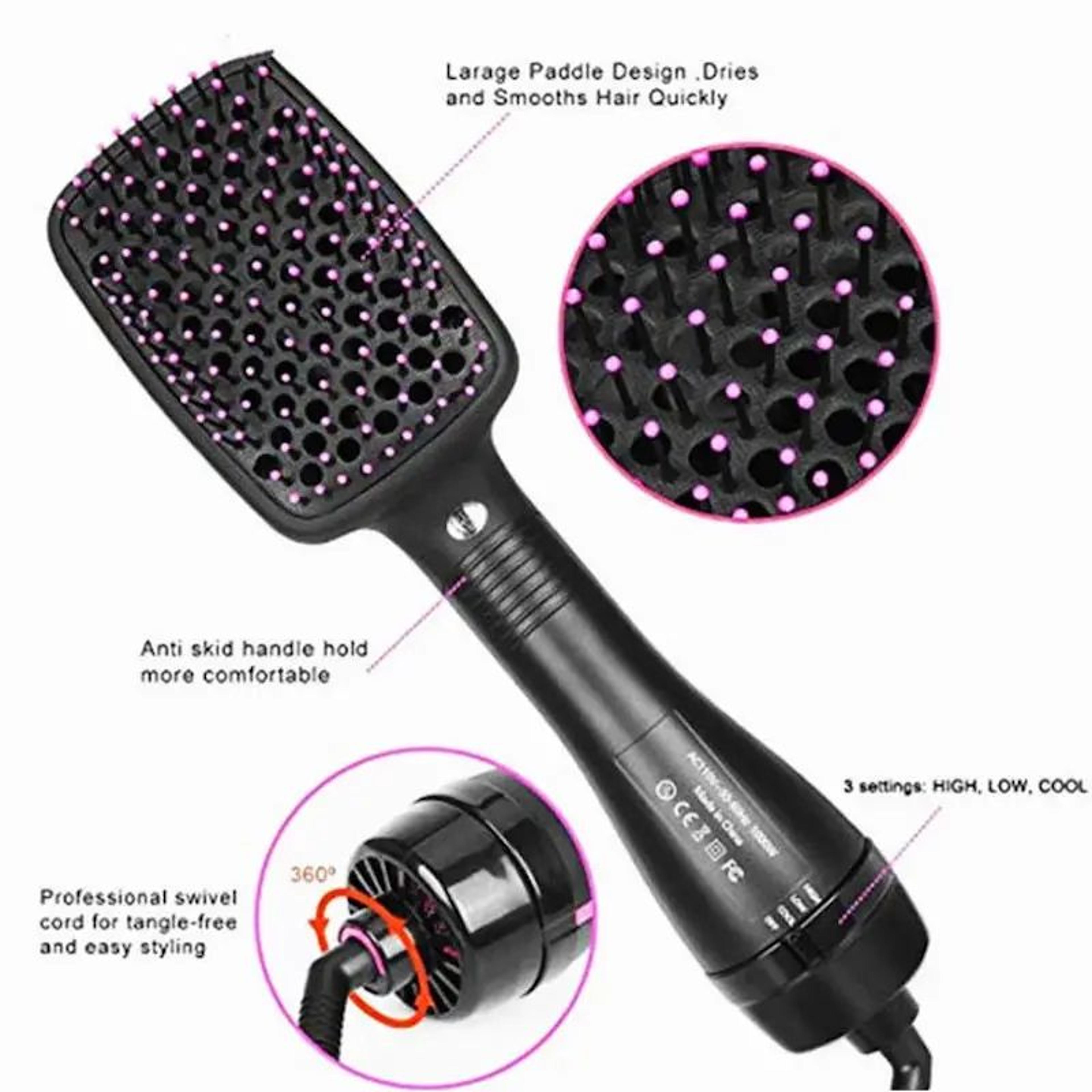 SalonSmooth OneStep Hair Dryer Brush  Volumizing Hot Air Styler 3