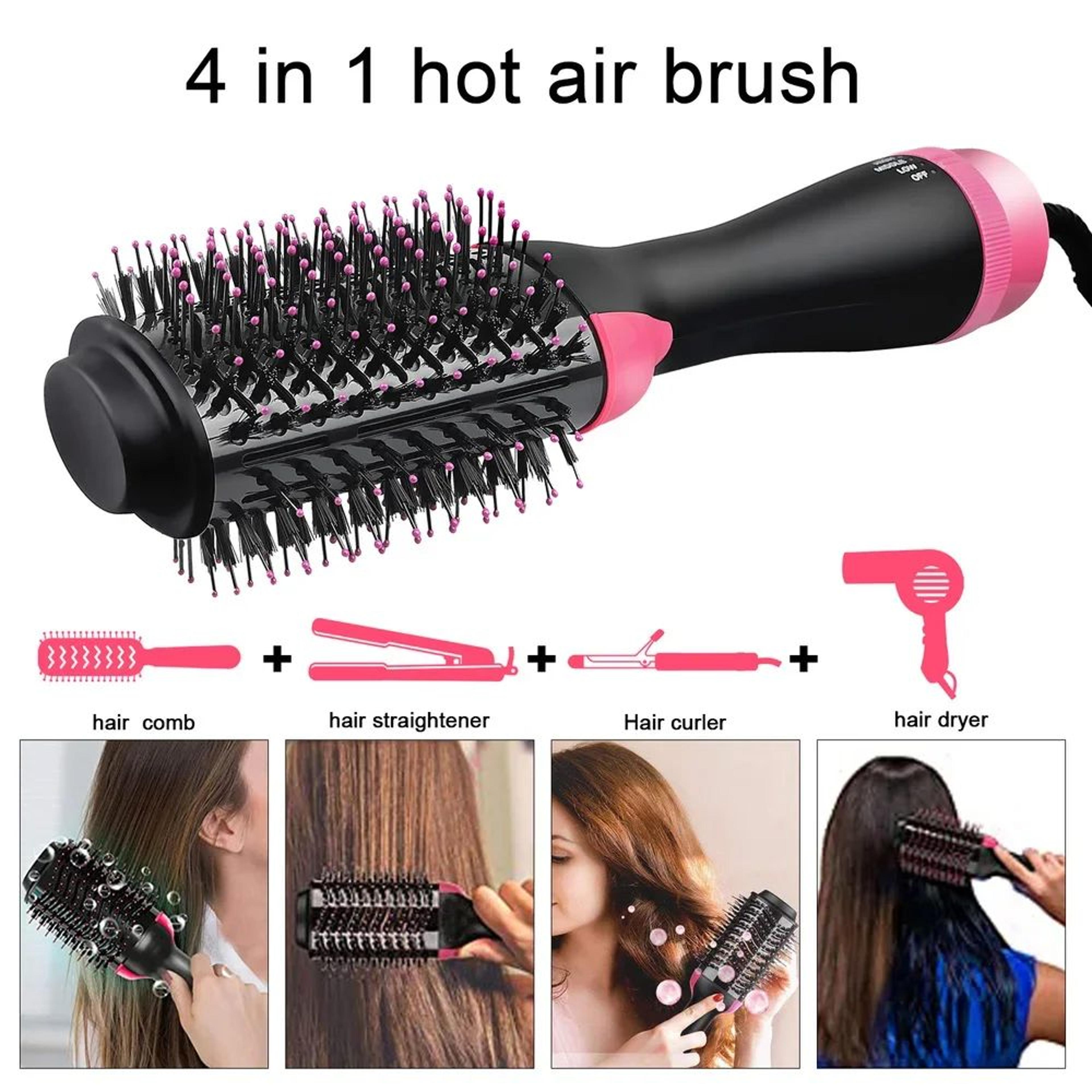 4-in-1 one-step hair dryer brush volumizer & styling tools