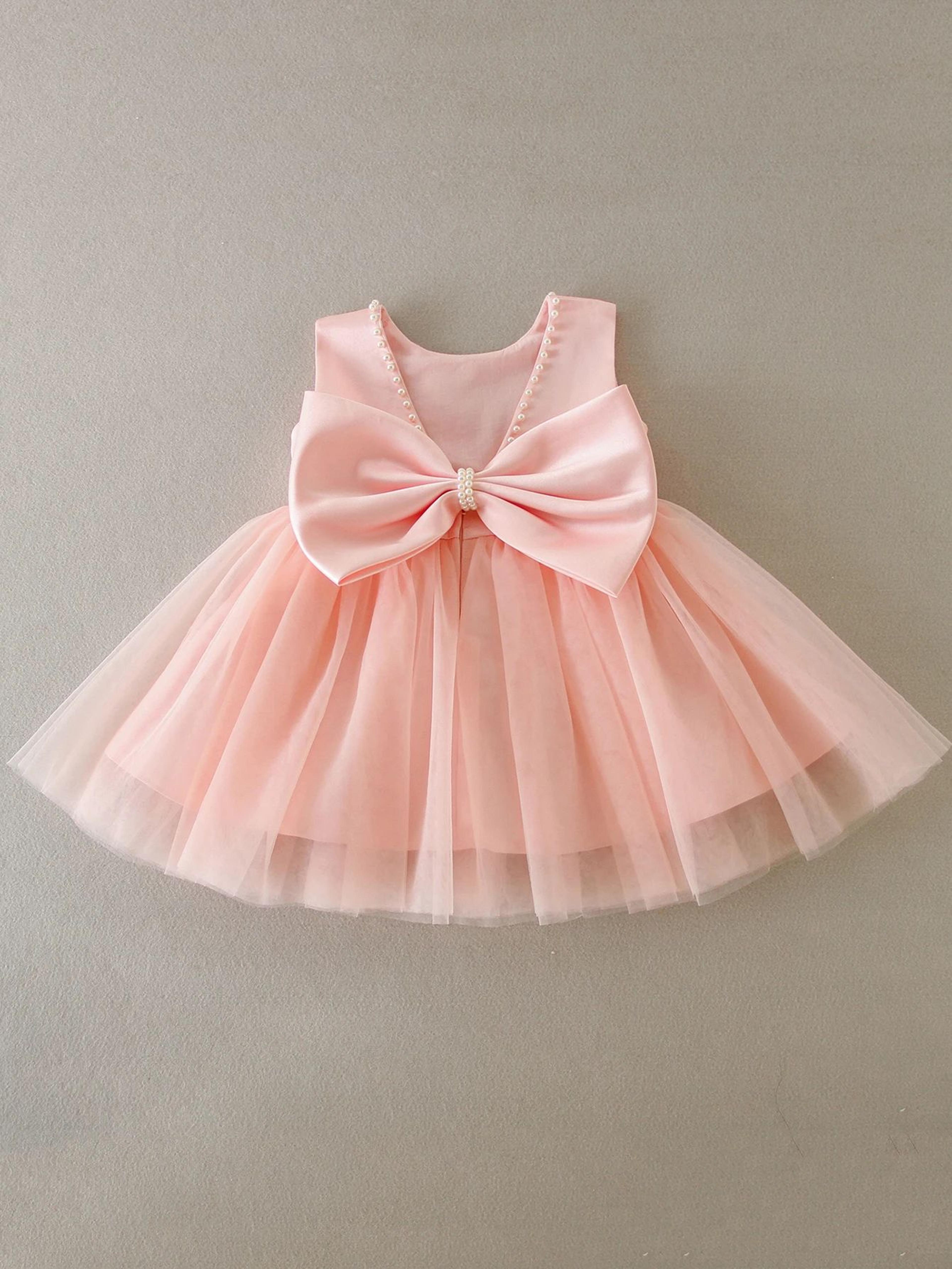 Elegant Floral Princess Baby Girl Ball Gown  Luxury Flower Girl  Toddler Party Dress 2