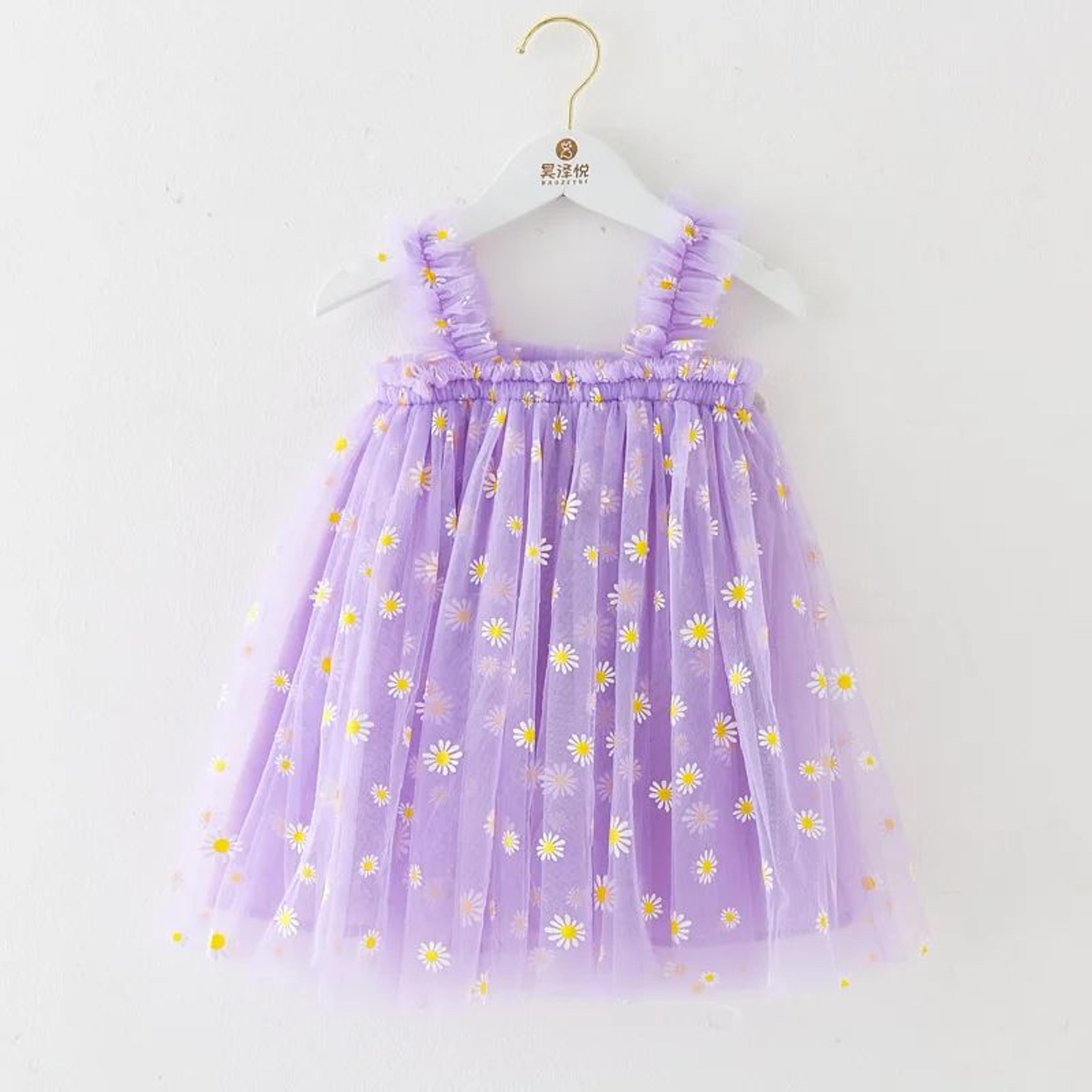 Daisy Princess Toddler Girl Dress For Birthdays Weddings  Summer Parties 1