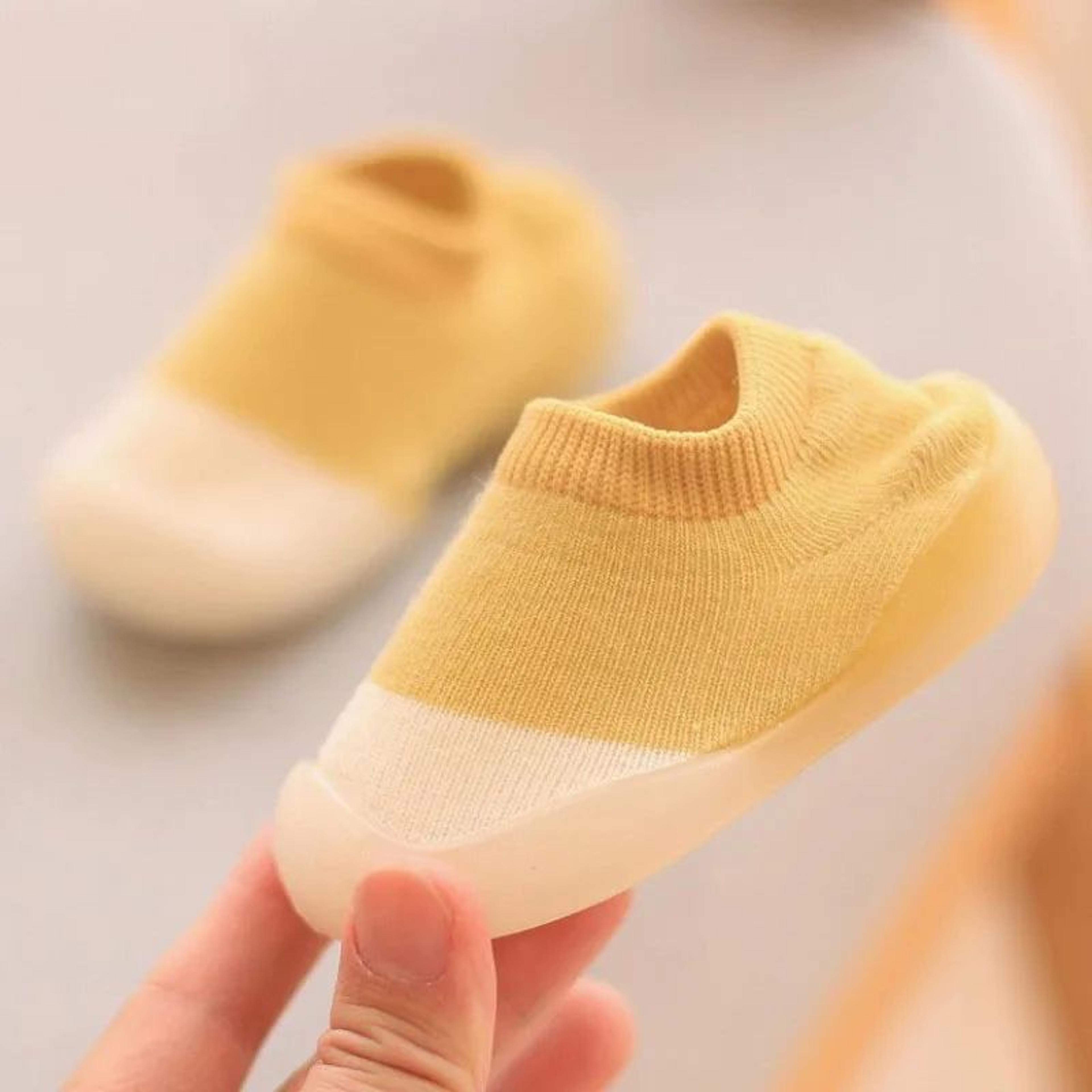 CloudSoft Baby First Walker Shoes  NonSlip Knit Booties For Toddlers 8