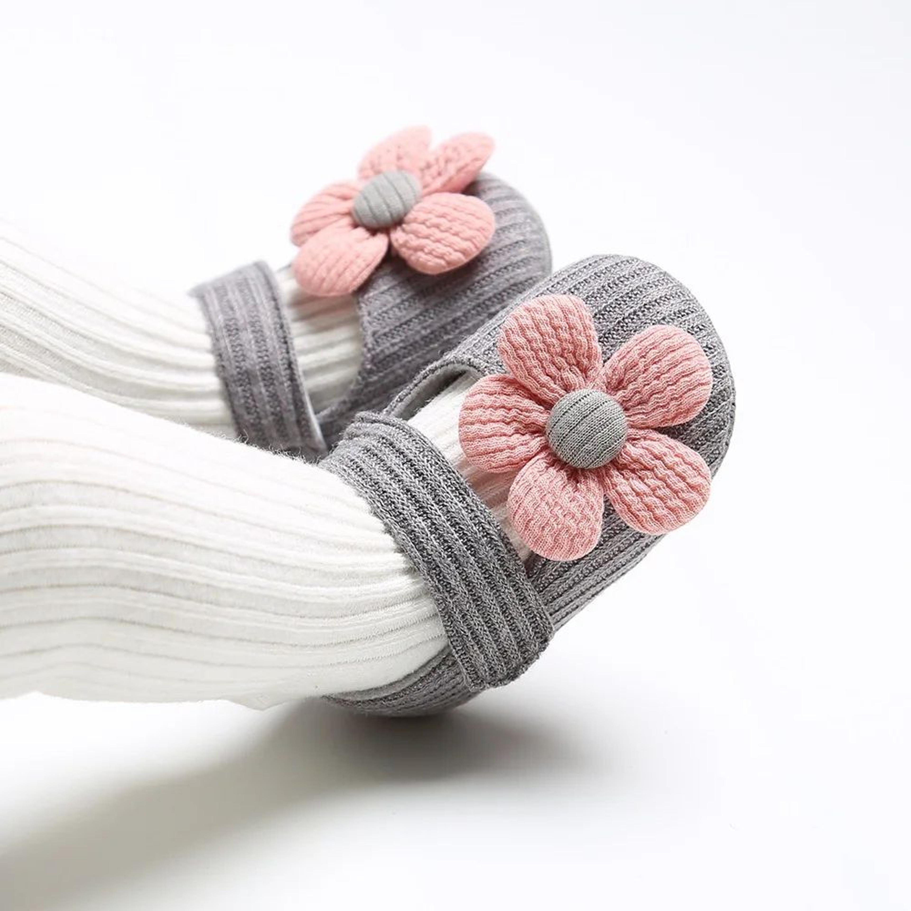 Retro Cotton Baby Prewalker Shoes  Soft Bottom Infant First Walker Shoes For Toddler Girls 018M 3