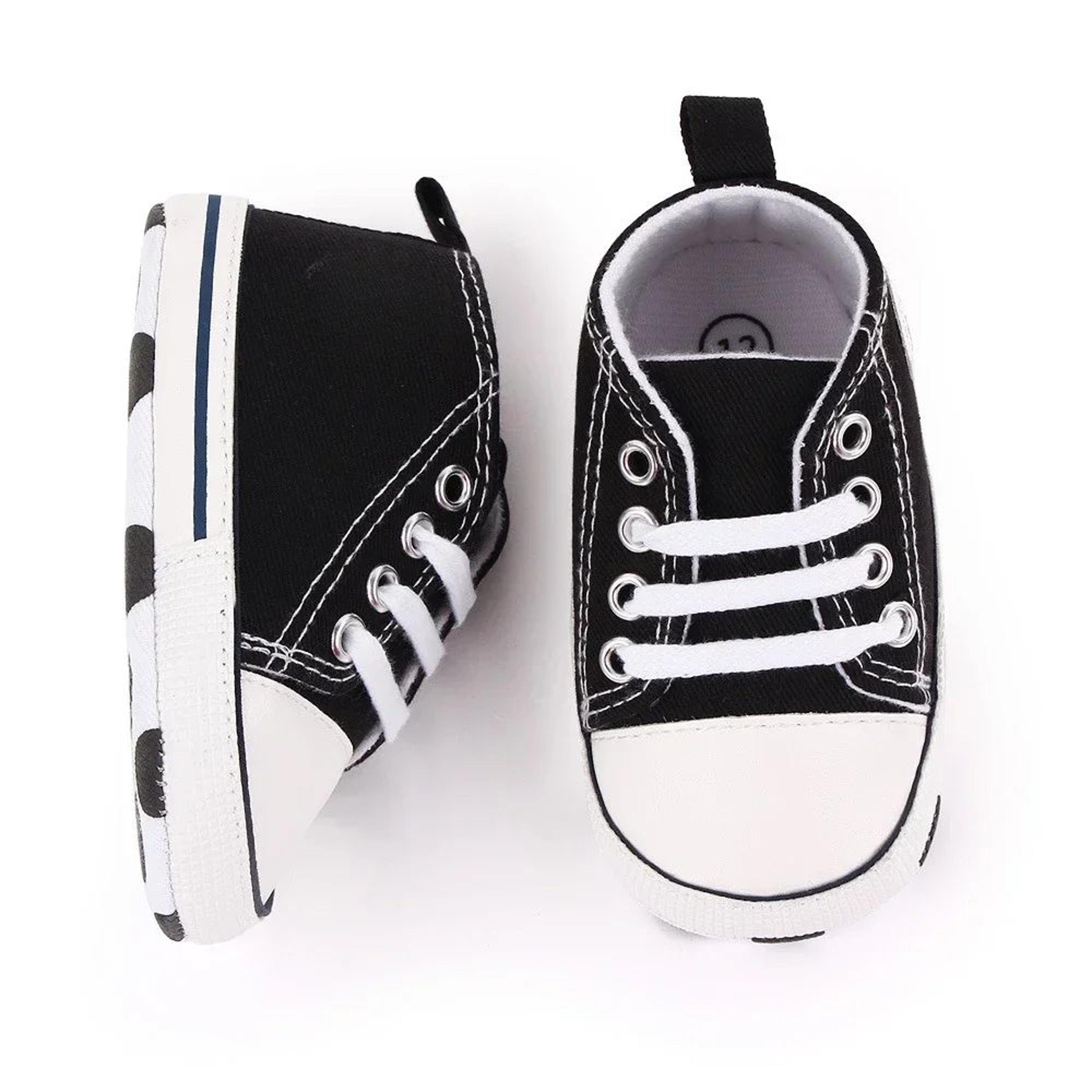 Classic Canvas Baby First Walker Sneakers  Soft Sole Newborn Prewalker Shoes 5