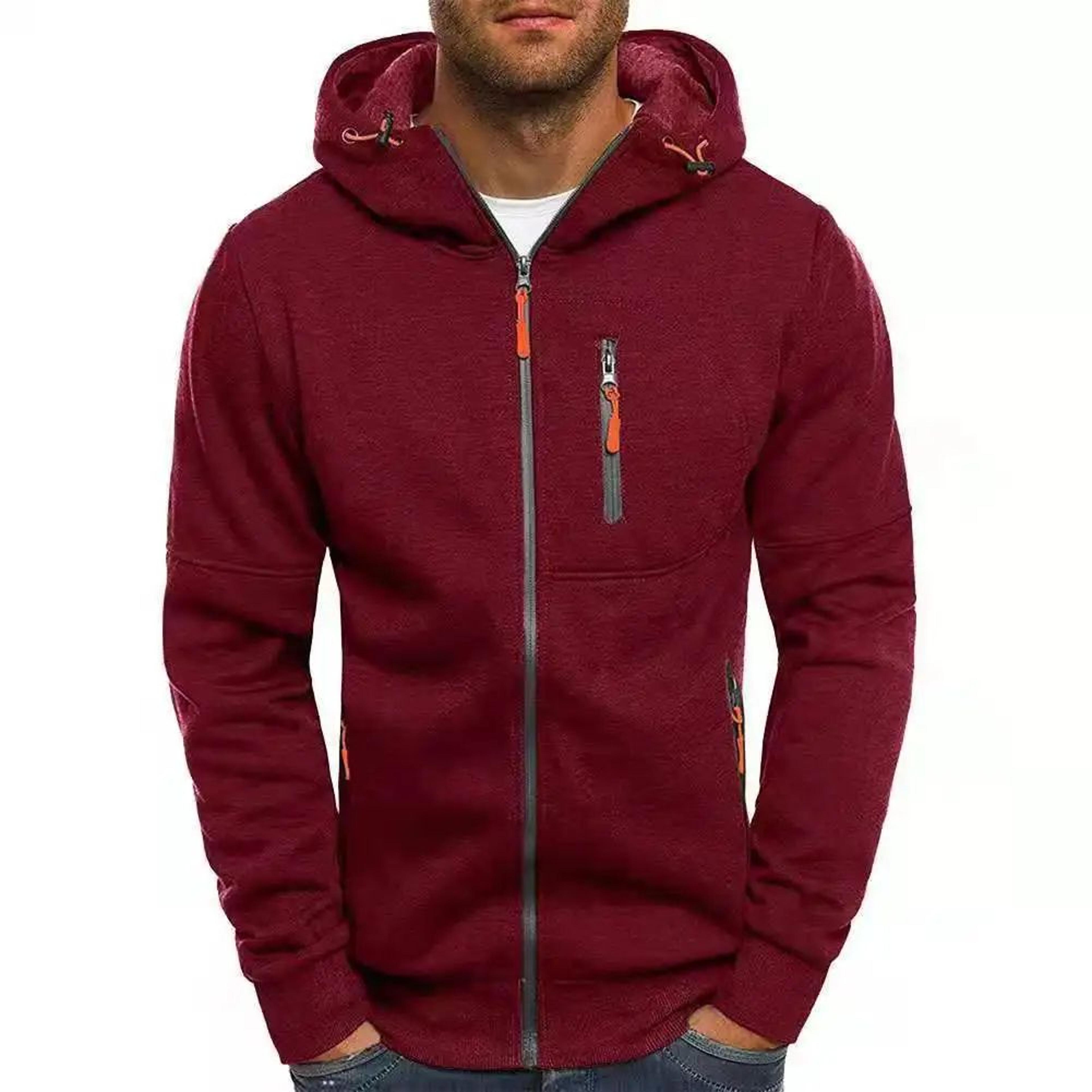 MRMT Jacquard Fleece Mens Pullover Hoodie  Warm Casual Hooded Sweatshirt 7