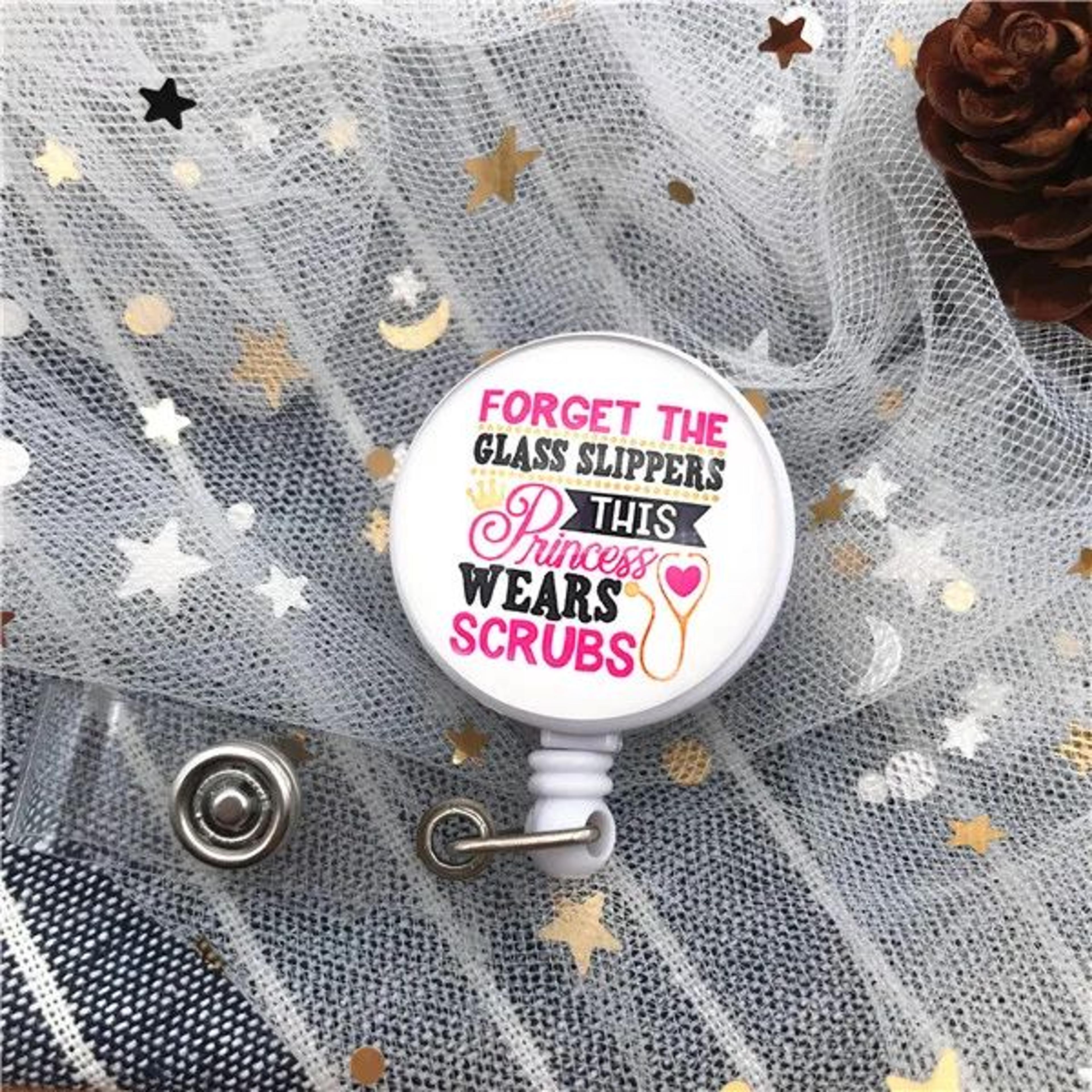 Cute Cartoon Nurse Badge Reel Retractable Badge Holder For Doctors Nurses  Students 6