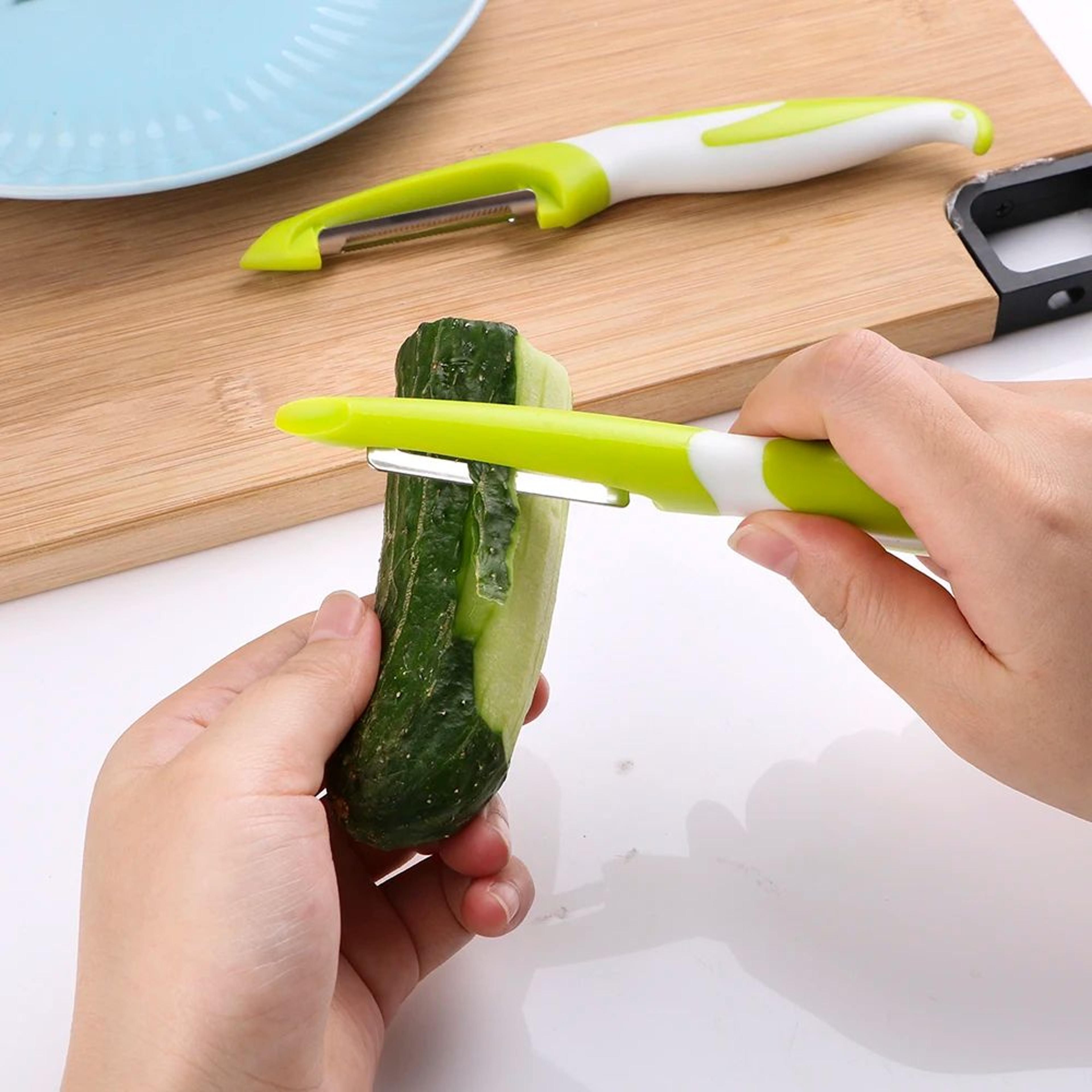 precisionedge stainless steel vegetable peeler & julienne slicer