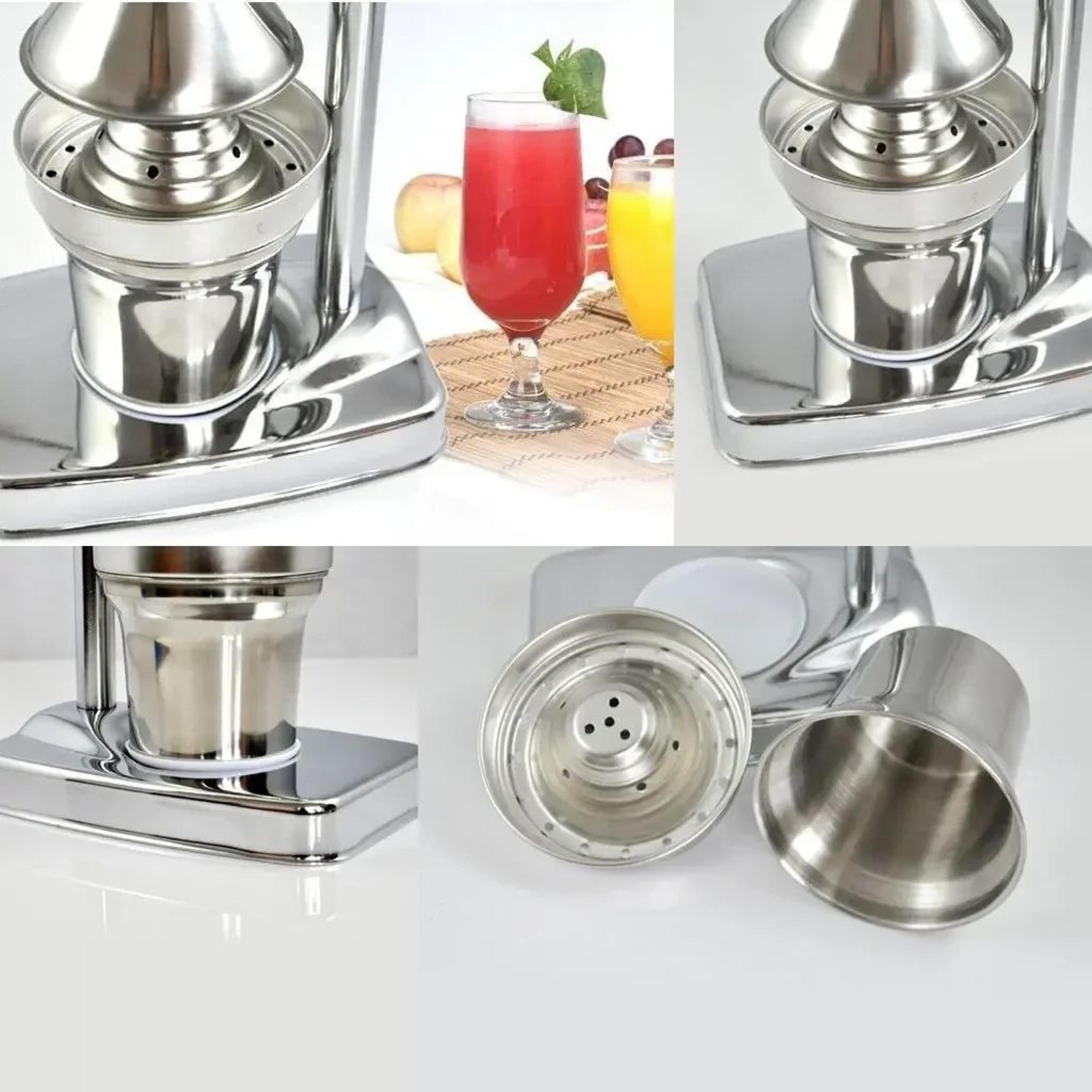 FreshPress Pro Stainless Steel Manual Citrus Juicer  HeavyDuty Handheld Fruit Squeezer For Fresh Ju 3