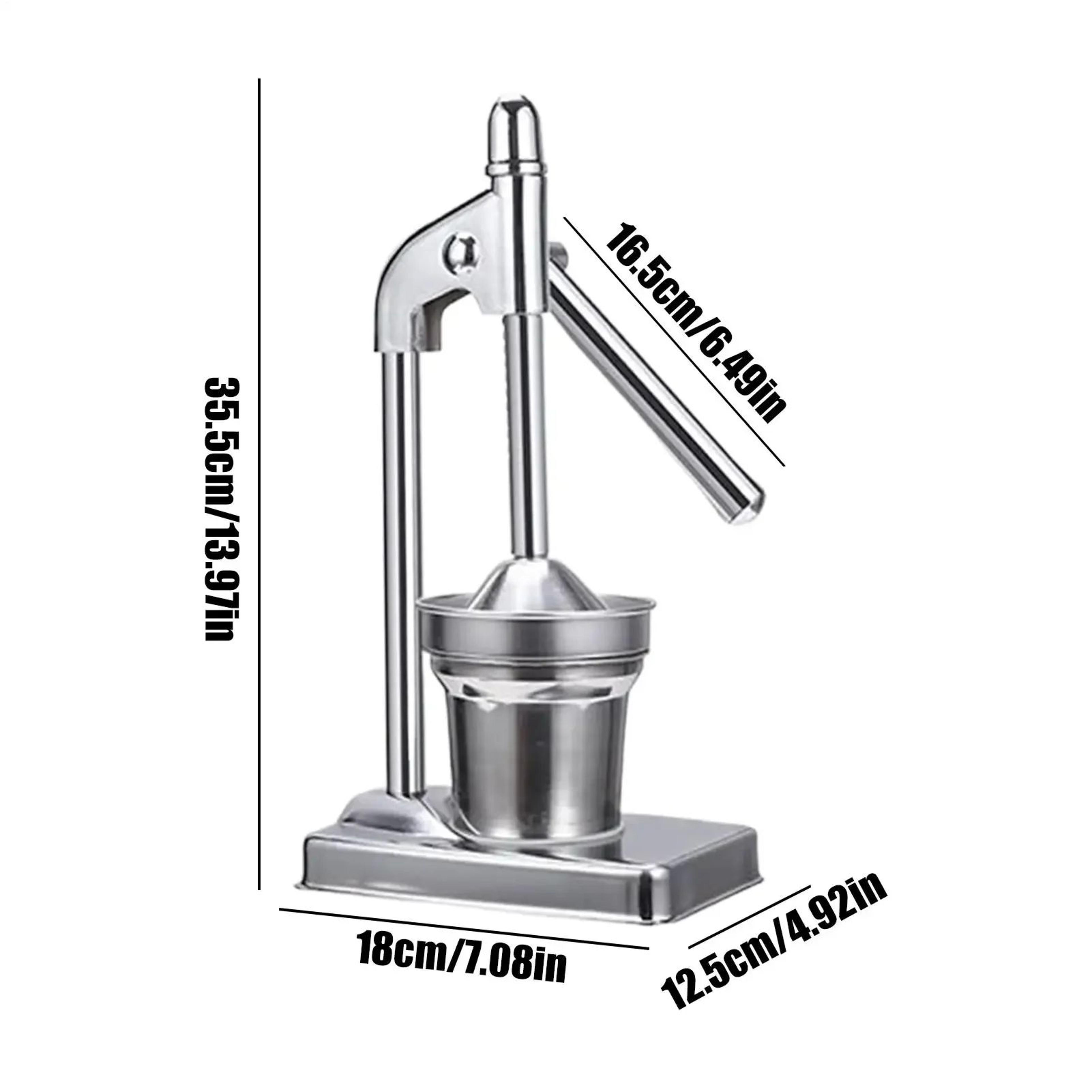 FreshPress Pro Stainless Steel Manual Citrus Juicer  HeavyDuty Handheld Fruit Squeezer For Fresh Ju 5