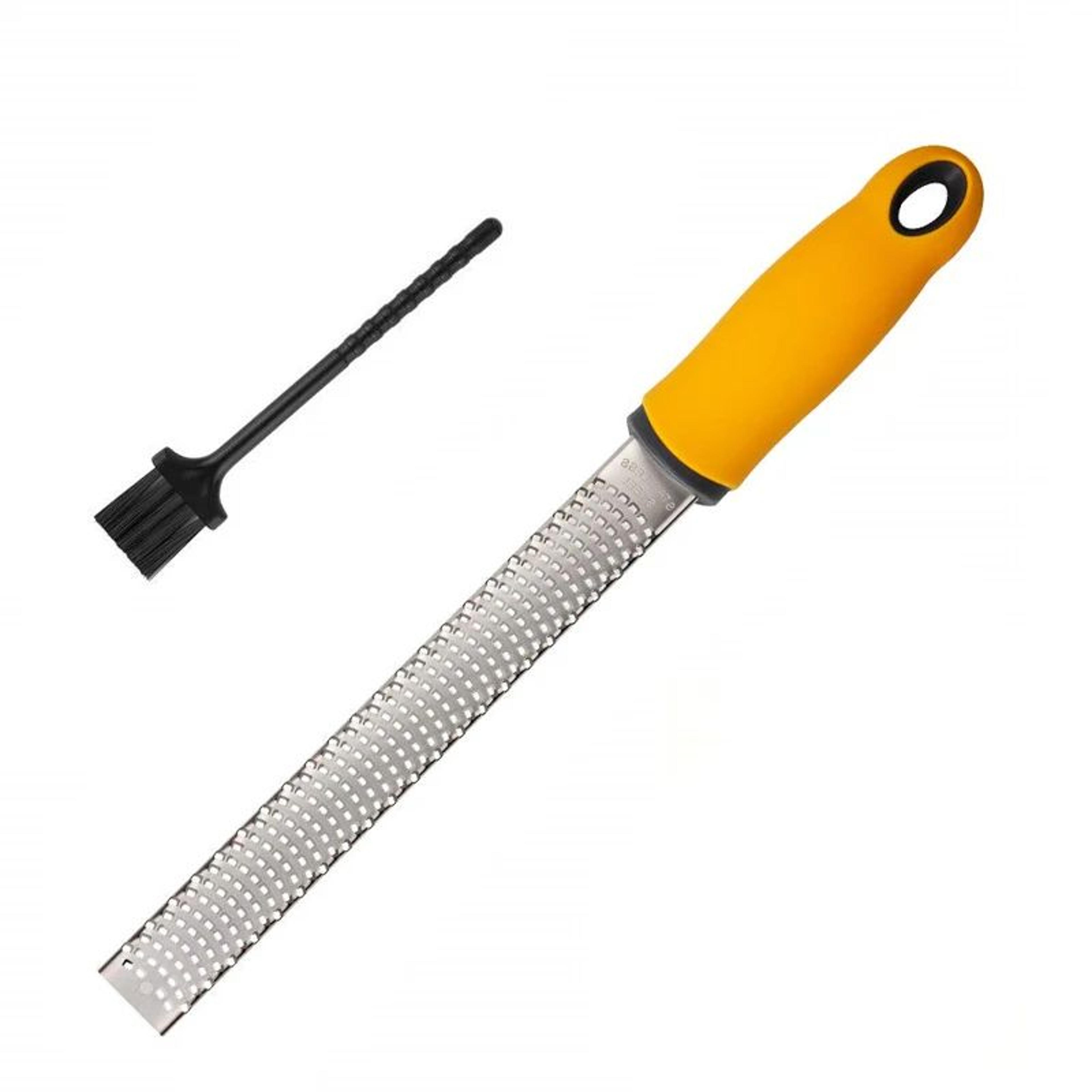 Precision Stainless Steel Lemon Zester  Cheese Grater  MultiPurpose Citrus Zester For Garlic Ginger 9