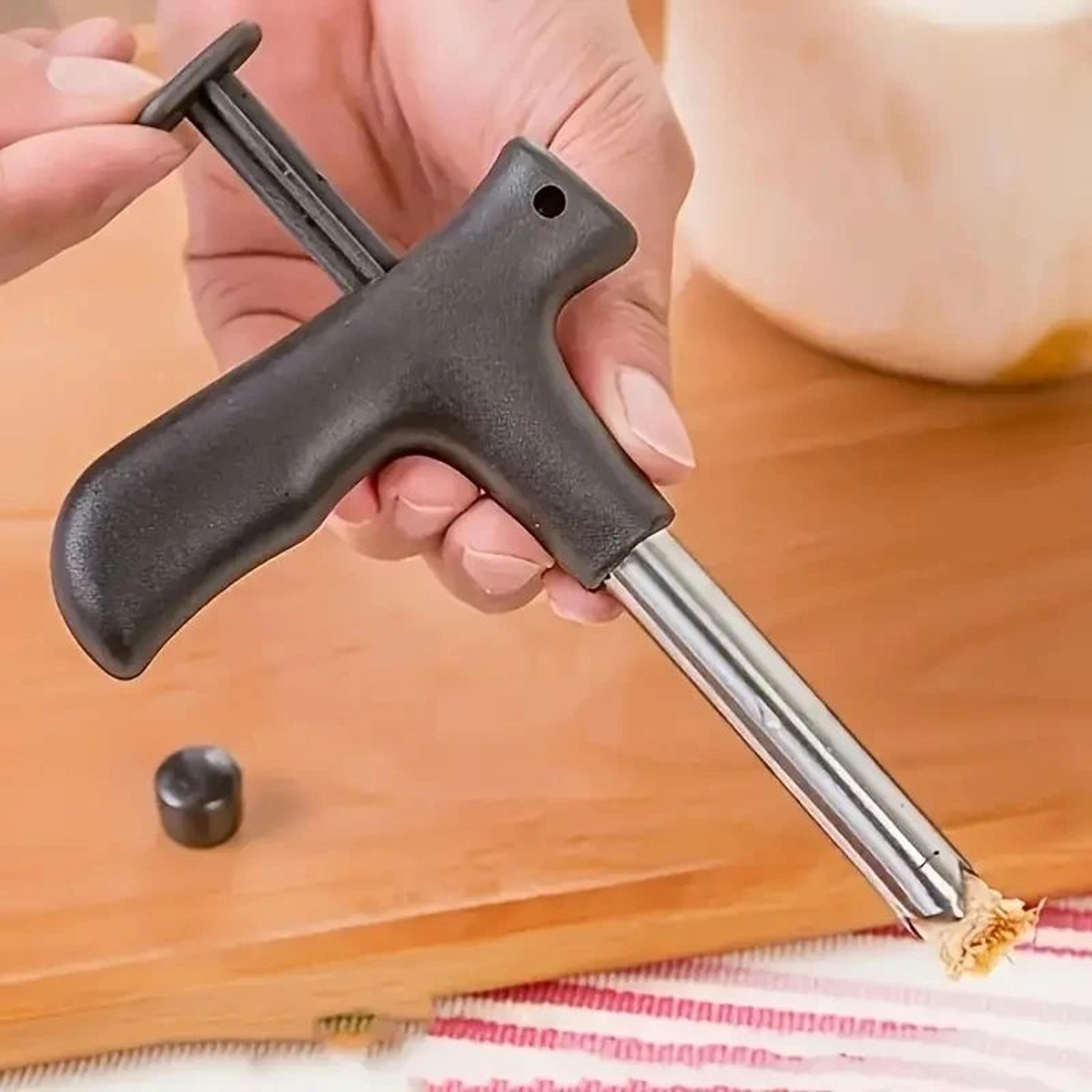 Stainless Steel Coconut Opener Tool  Easy Green Coconut Hole Opener For Fresh Coconut Water 3