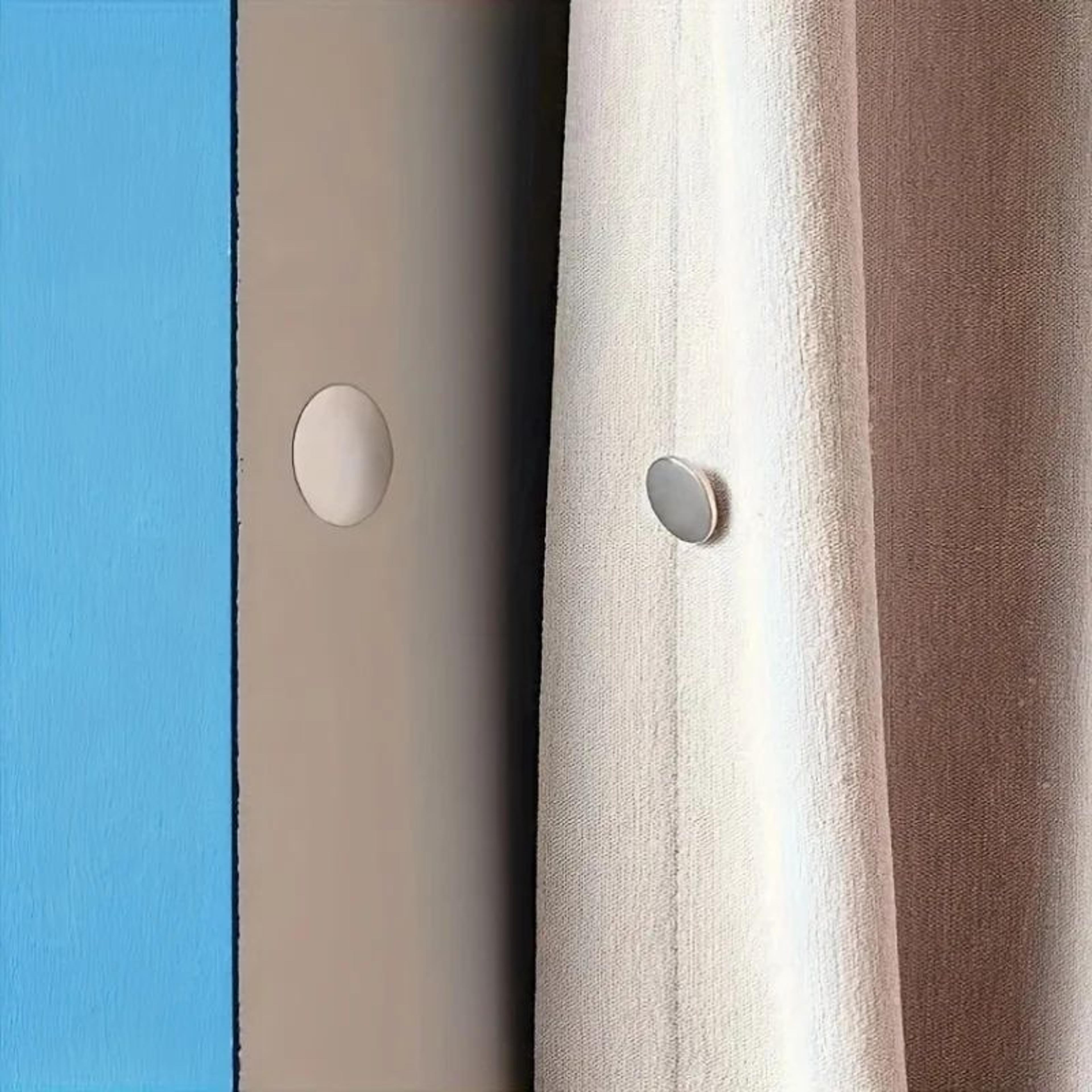 Modern Magnetic Curtain Tieback Hooks  No Drill Metal Magnetic Holders For Stylish Windows 5