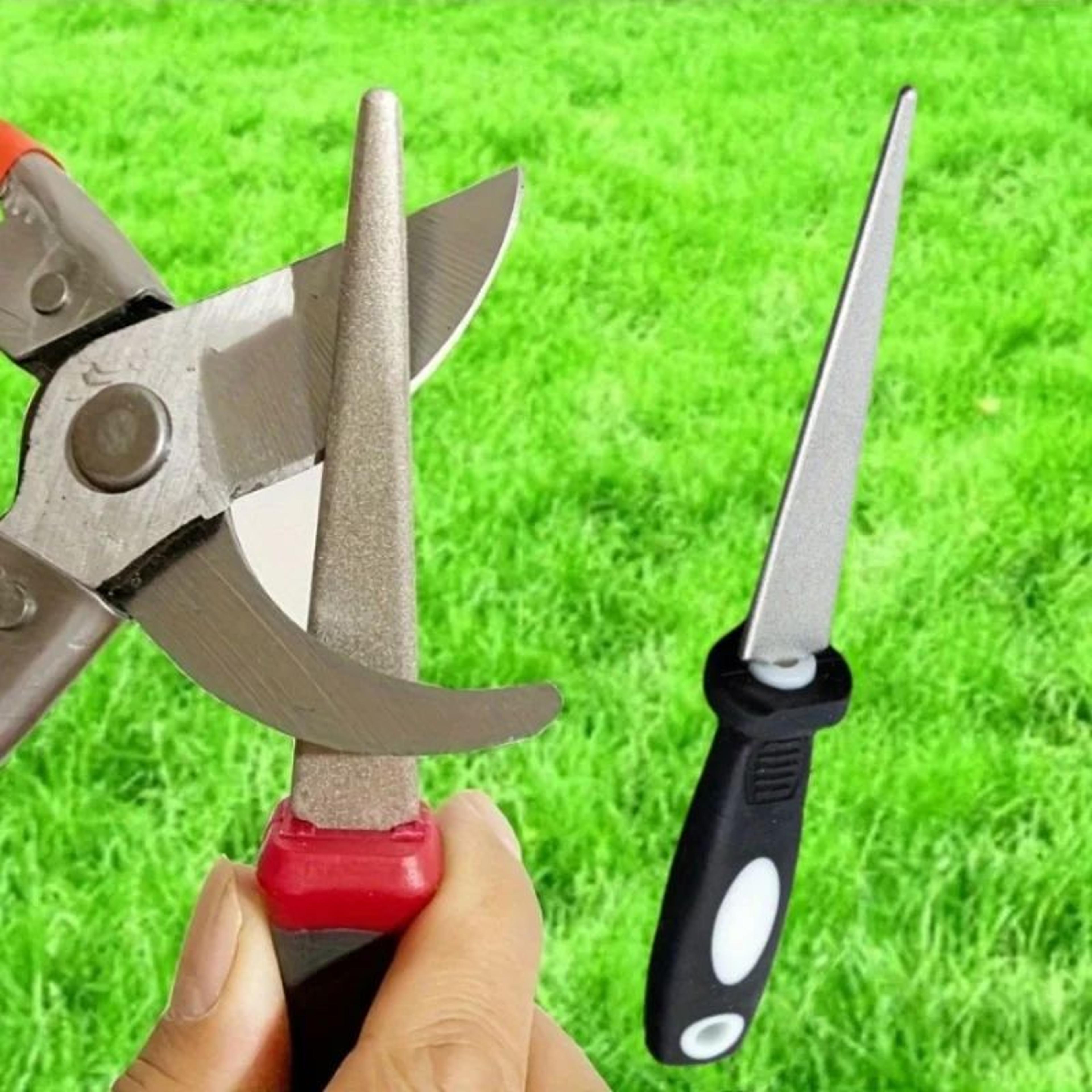 Diamond Sharpening Stone Knife Sharpener With DoubleSided Flat And Curved Edge Design 0