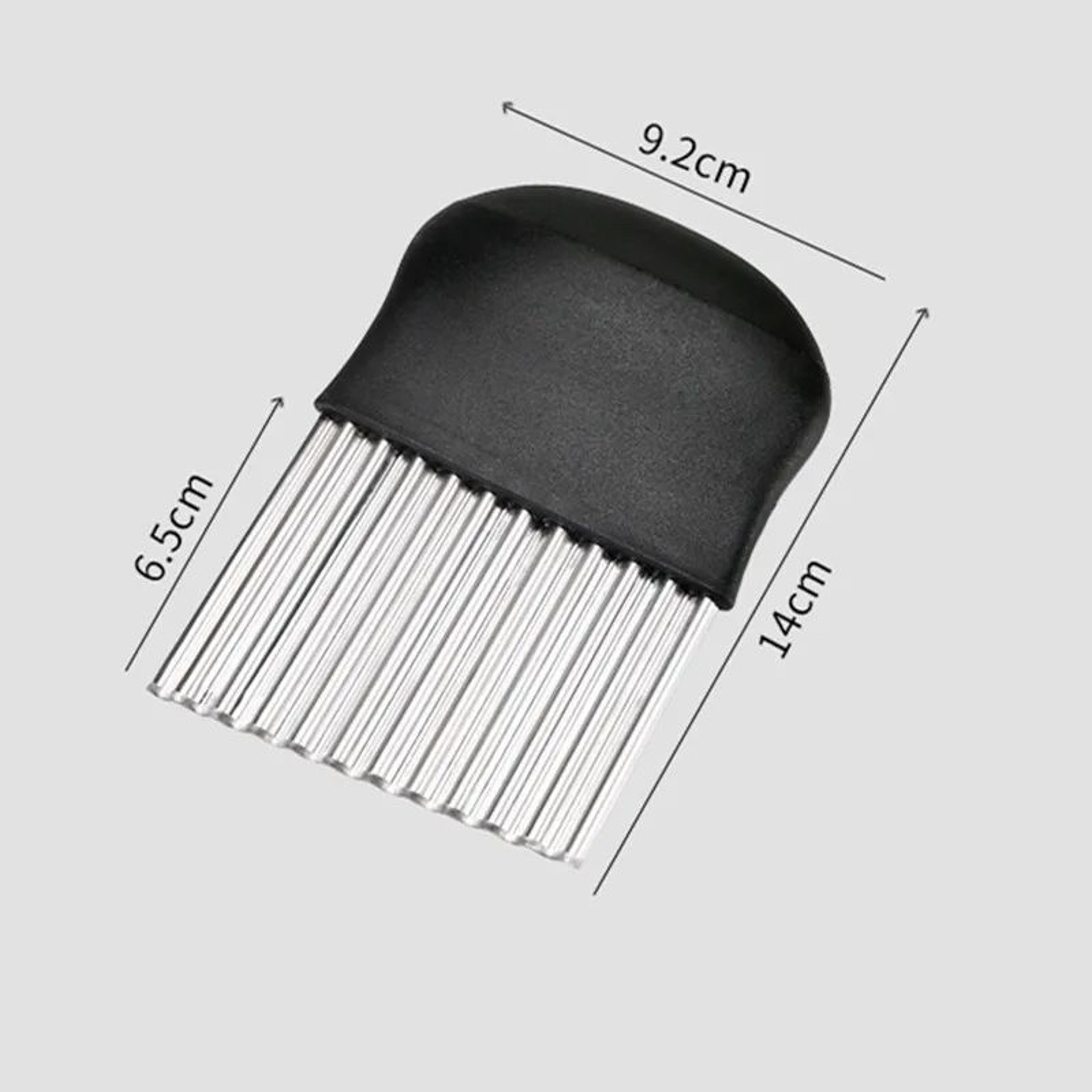Stainless Steel Crinkle Cutter Wavy Vegetable  Potato Chip Slicer 7