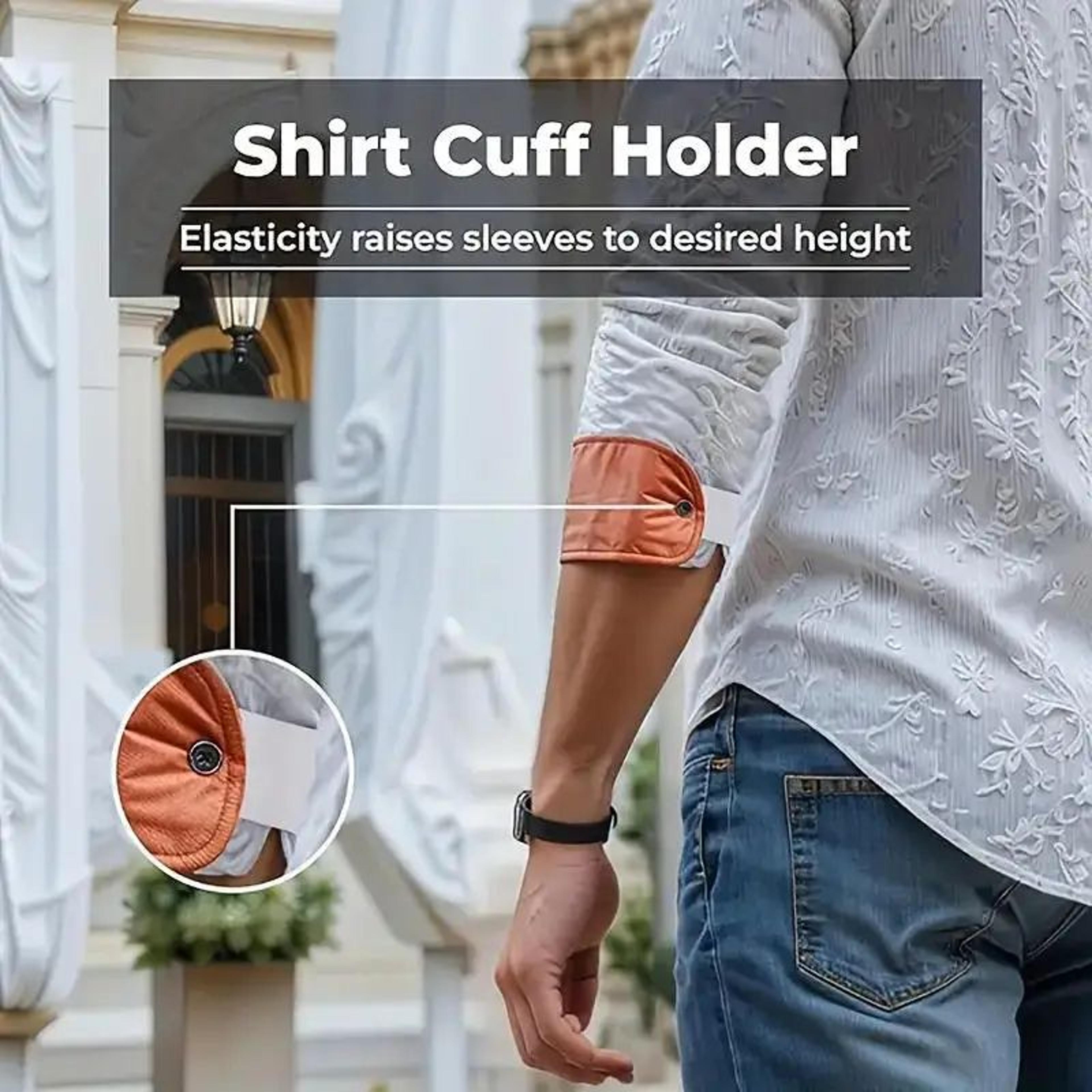 Adjustable Shirt Sleeve Holders For Men  Women  AntiSlip Sleeve Garters Arm Bands 1