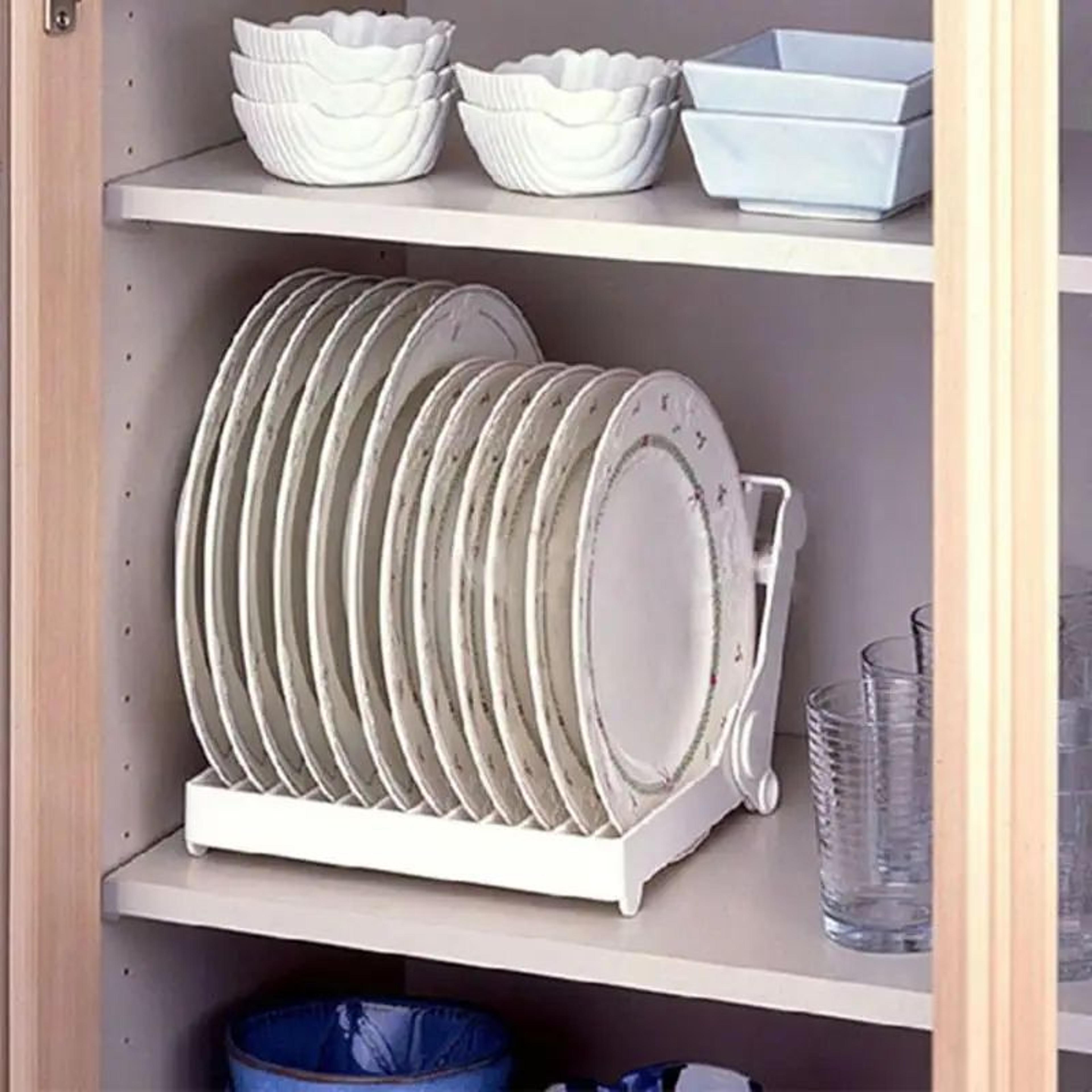 SpaceSaving Dish Drying Rack With MultiUse Kitchen Drain Tray 0