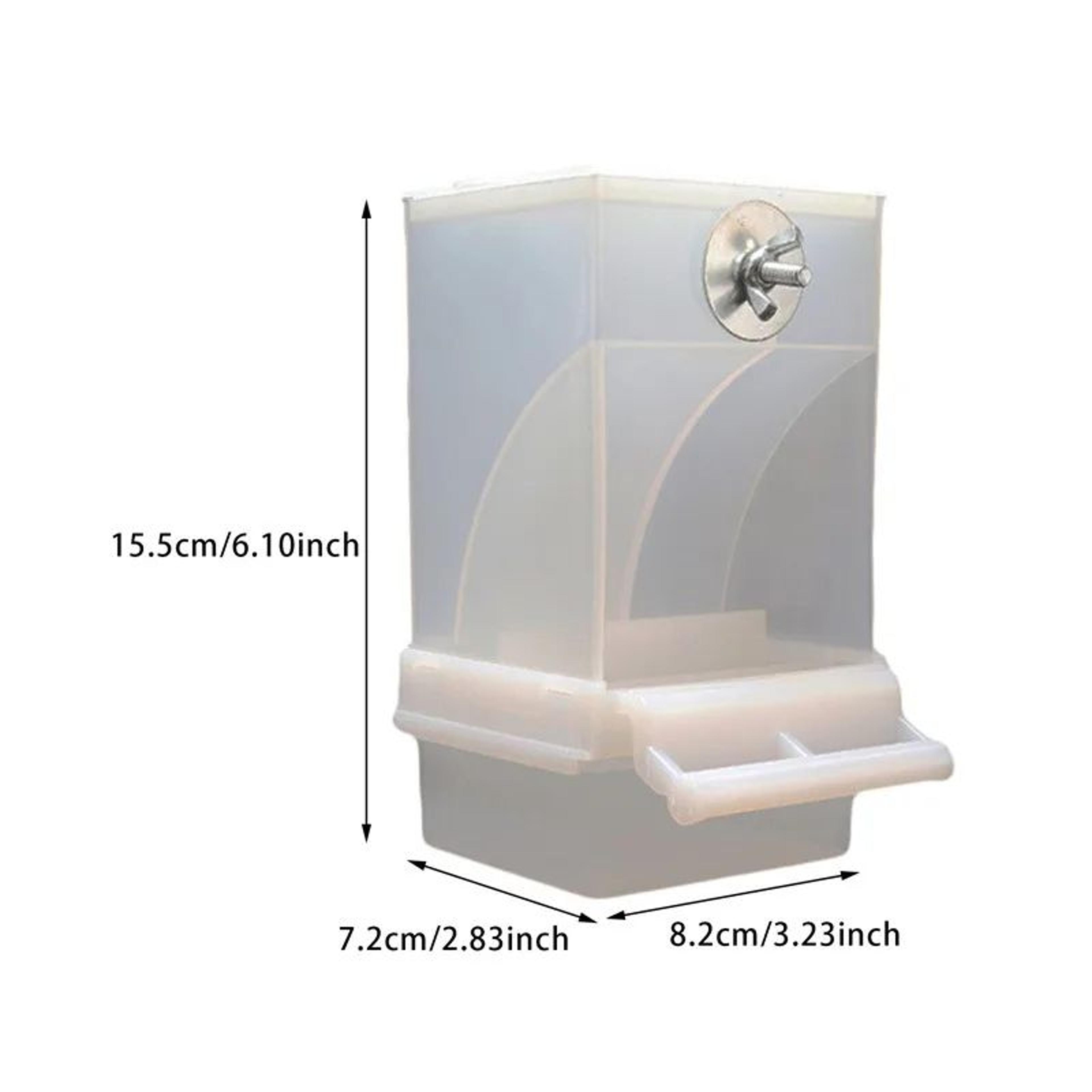 CleanSeed Acrylic No Mess Bird Feeder For Parakeets And Small Birds 6