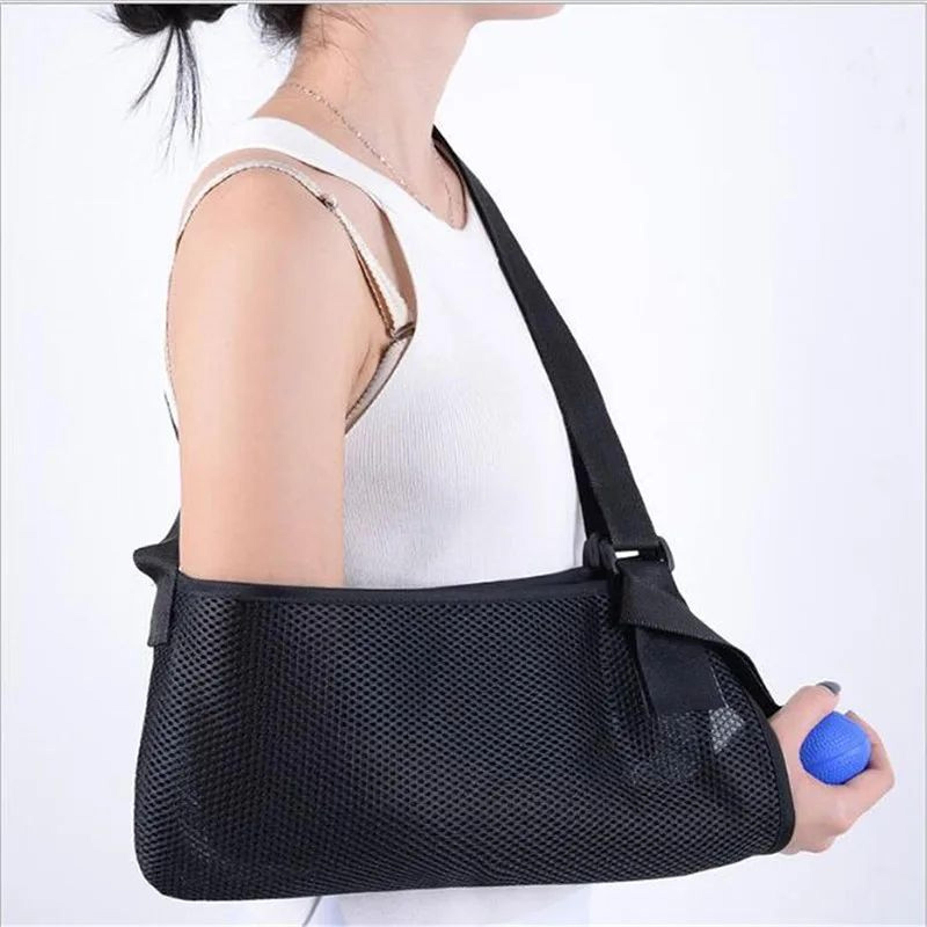 Adjustable Breathable Arm Sling Support  Universal Shoulder Immobilizer Brace 0