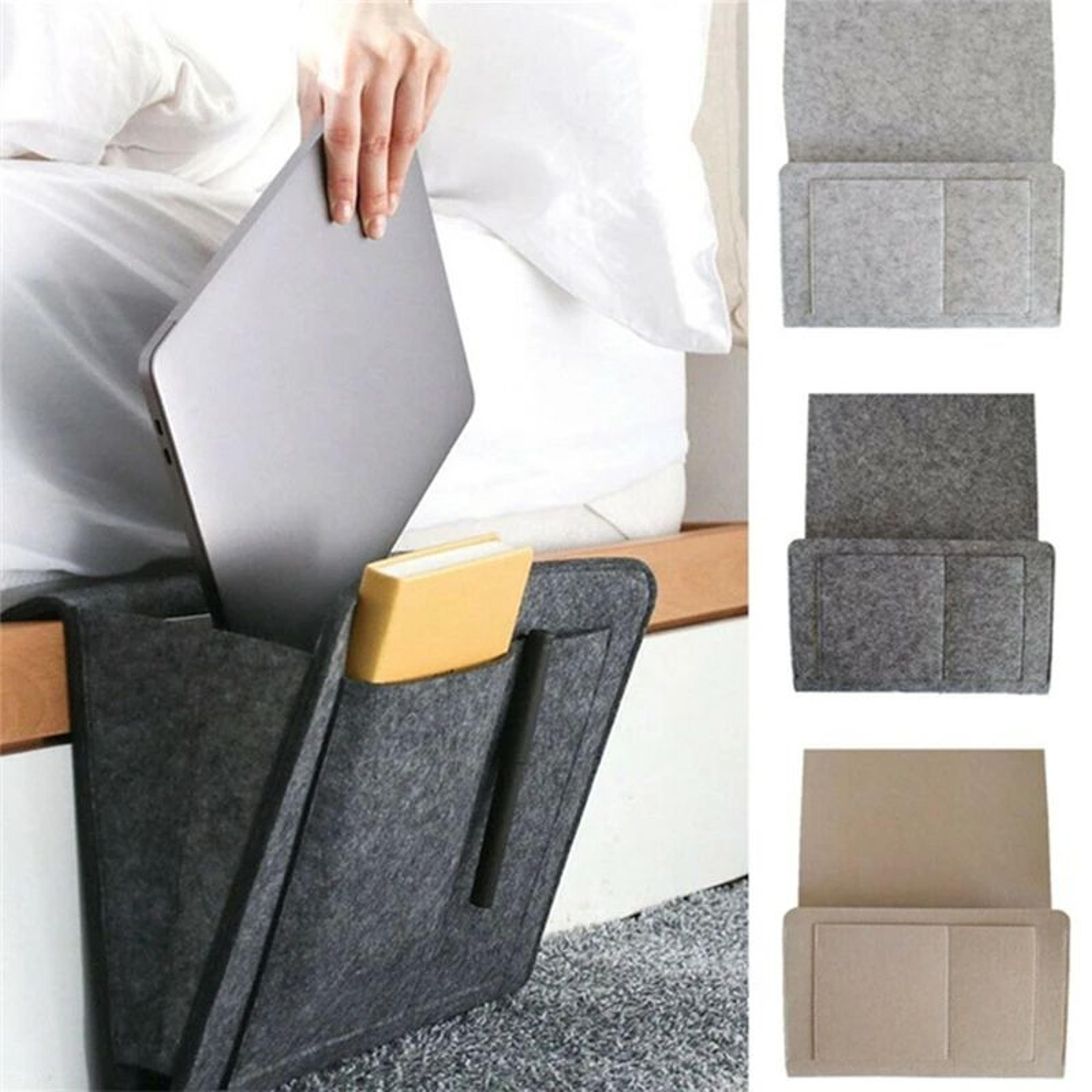 Smart Felt Bedside Storage Organizer Caddy With MultiPocket Sofa  Bedside Holder 1