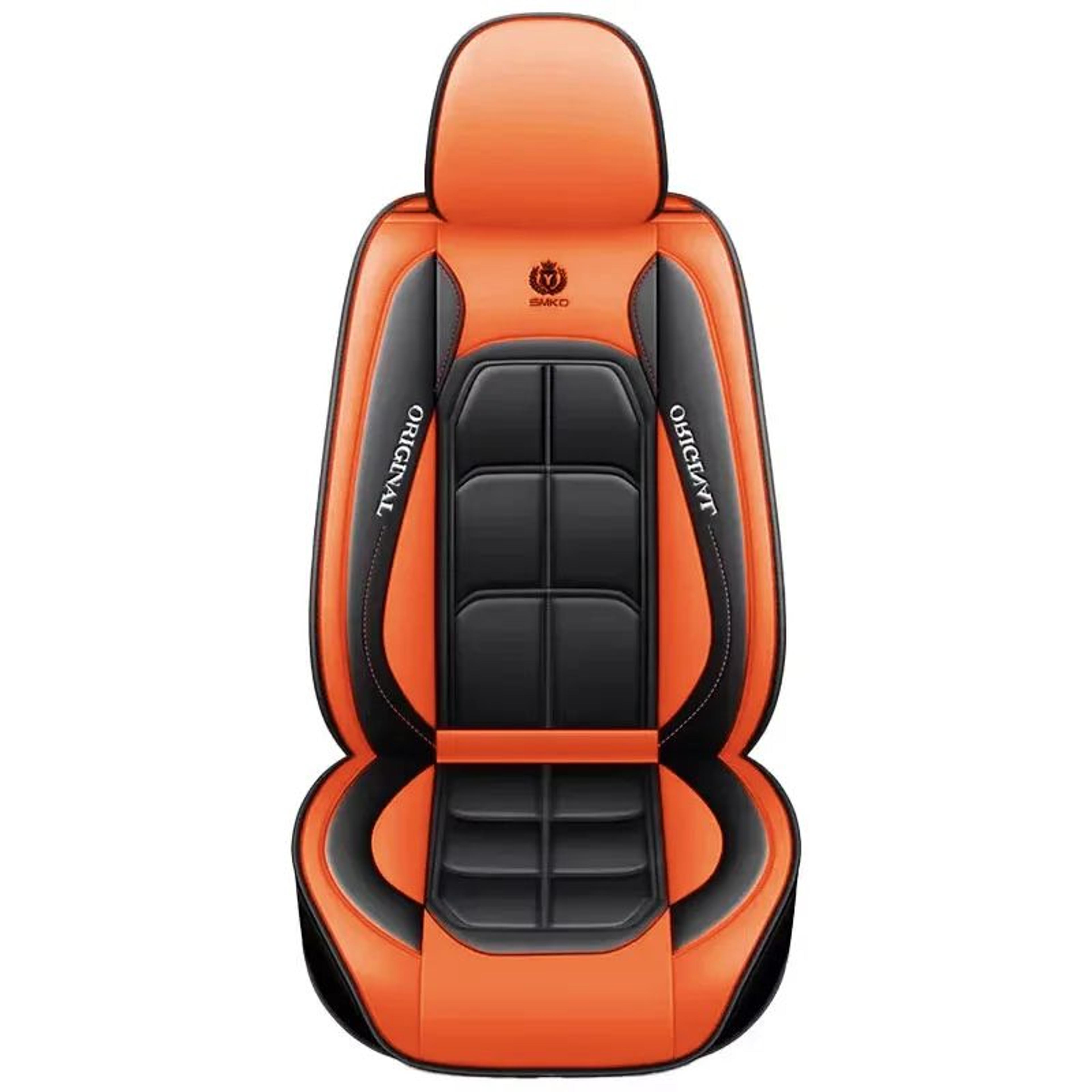 Premium Leather Car Seat Cover For Front Seat  Universal Waterproof Driver  Passenger Cushion 12