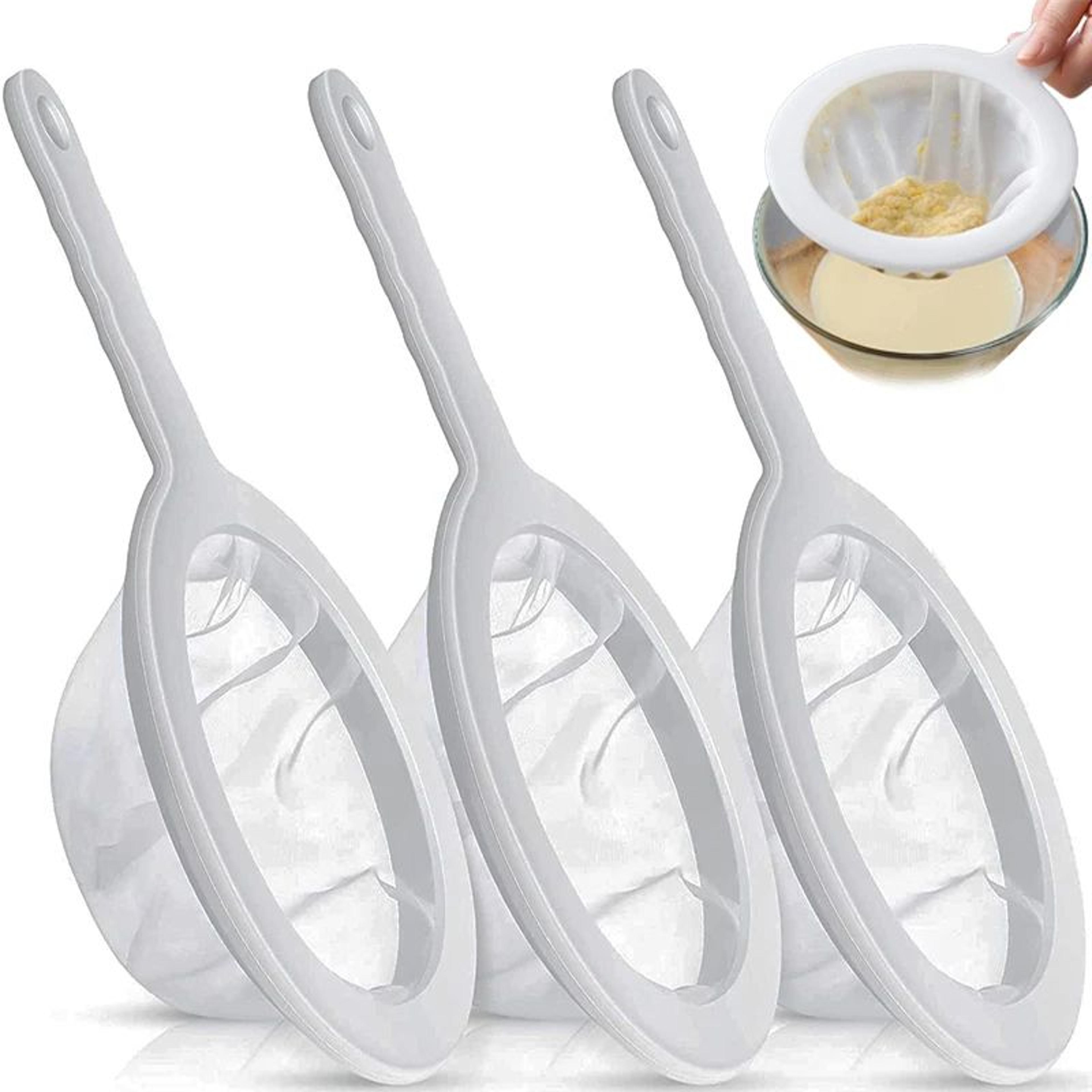HighPrecision Nylon Mesh Strainer Spoon For Coffee Tea  Soy Milk 0
