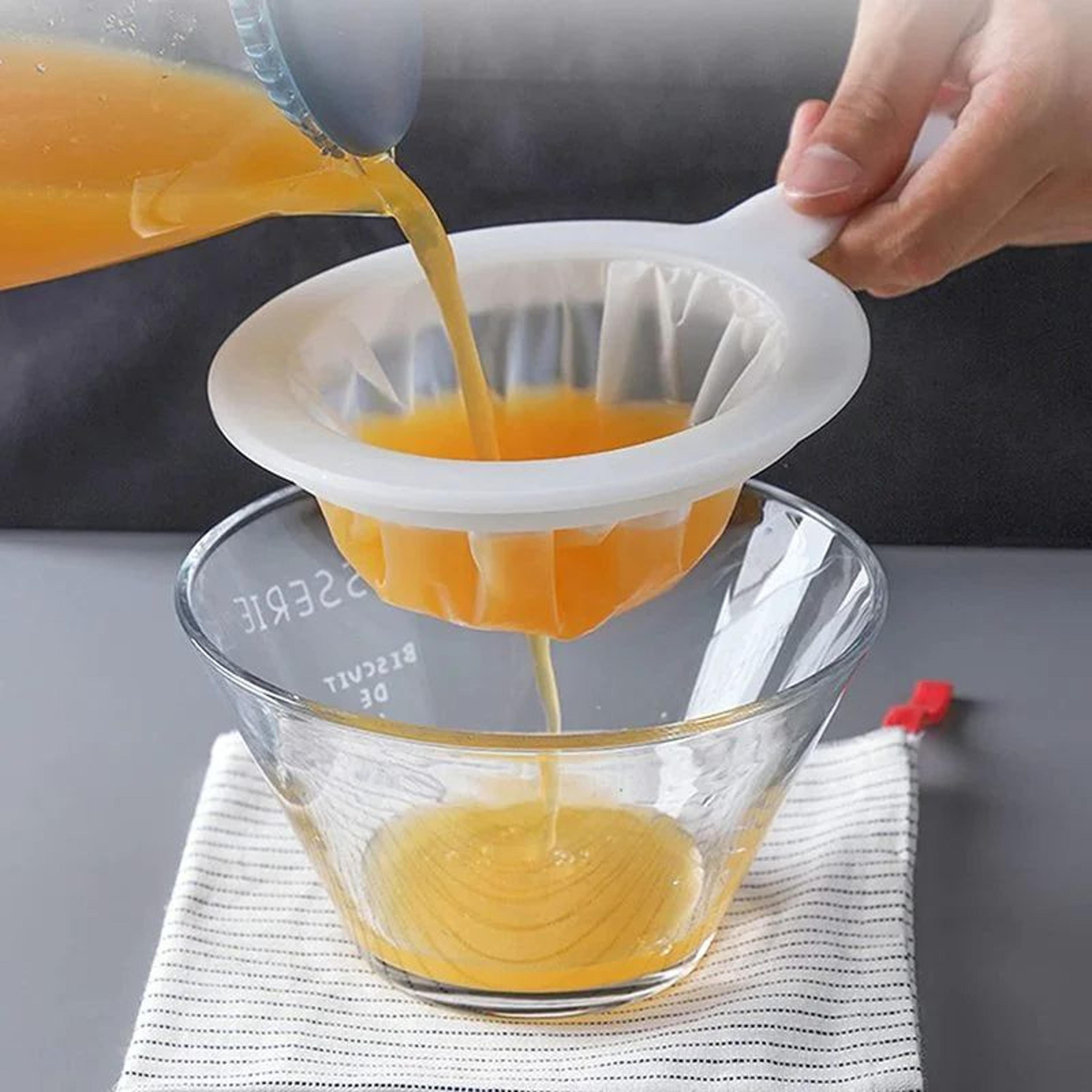 HighPrecision Nylon Mesh Strainer Spoon For Coffee Tea  Soy Milk 1
