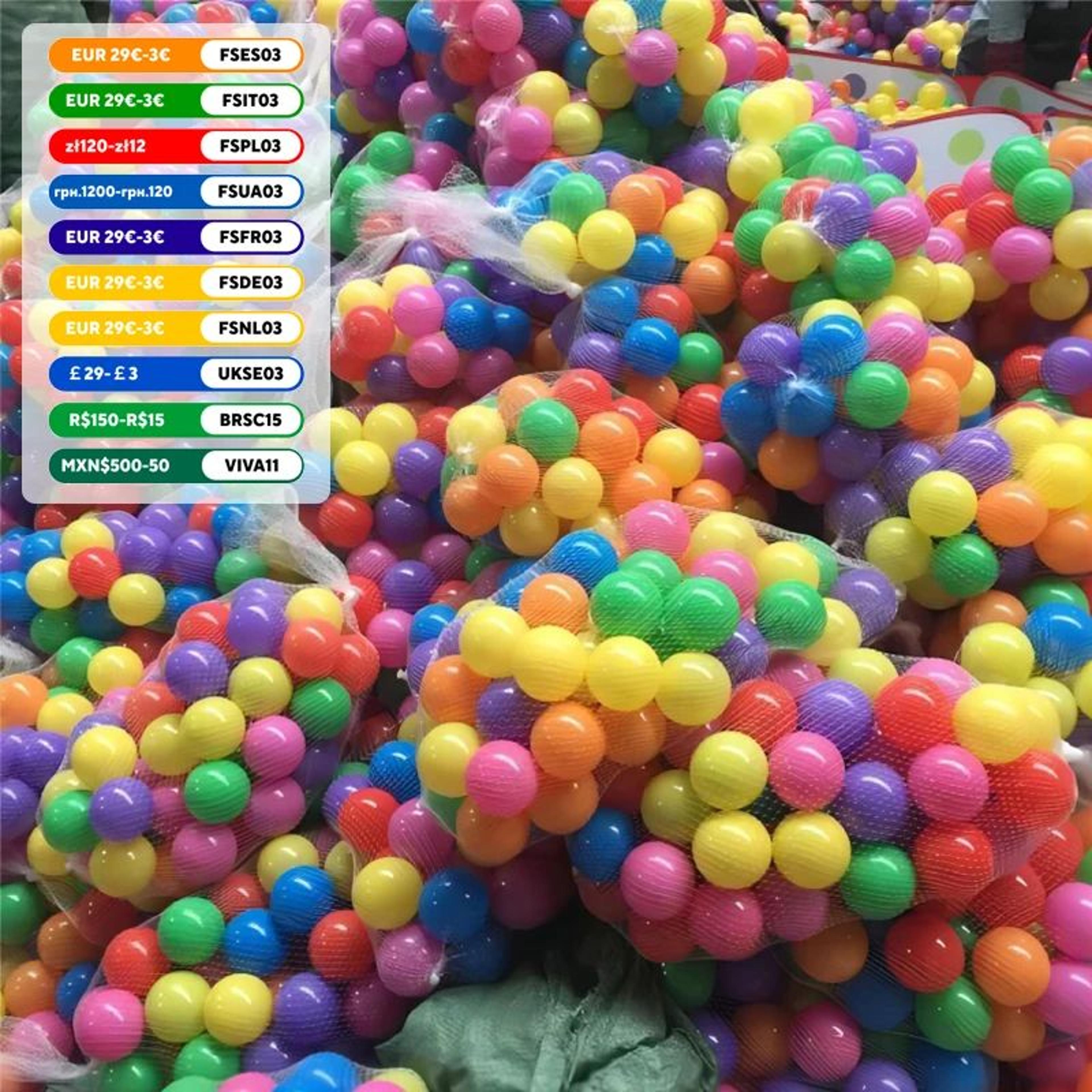Soft Colorful Ball Pit Balls Set 100PCS For Kids  Baby Play 5