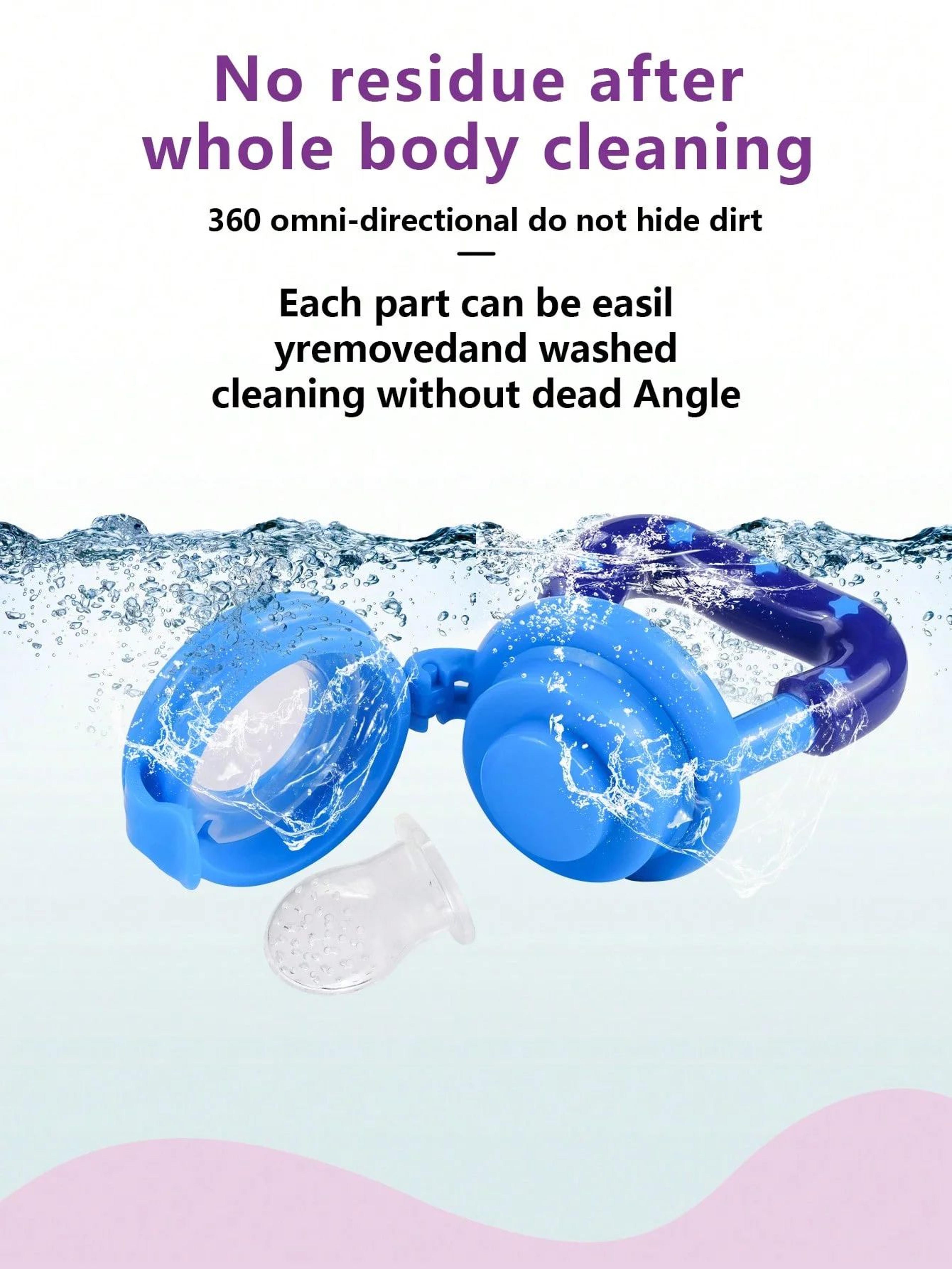 Silicone Baby Fruit Feeder Set With Handles  Safe Toddler Food Feeder  Fresh Food Pacifier 4Pack 3