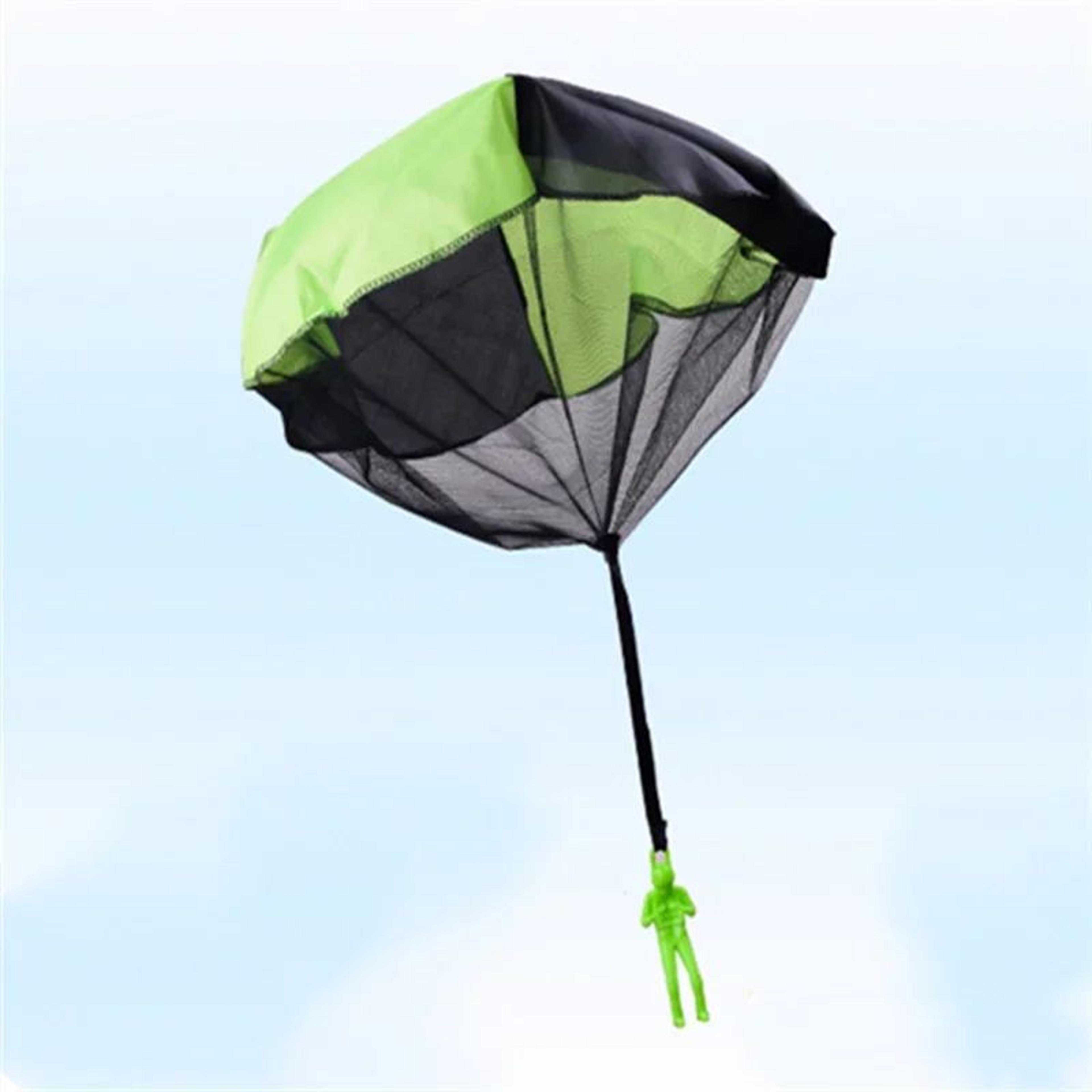 Kids Parachute Toy Set  Hand Throw Outdoor Sensory Play Soldiers Game 4