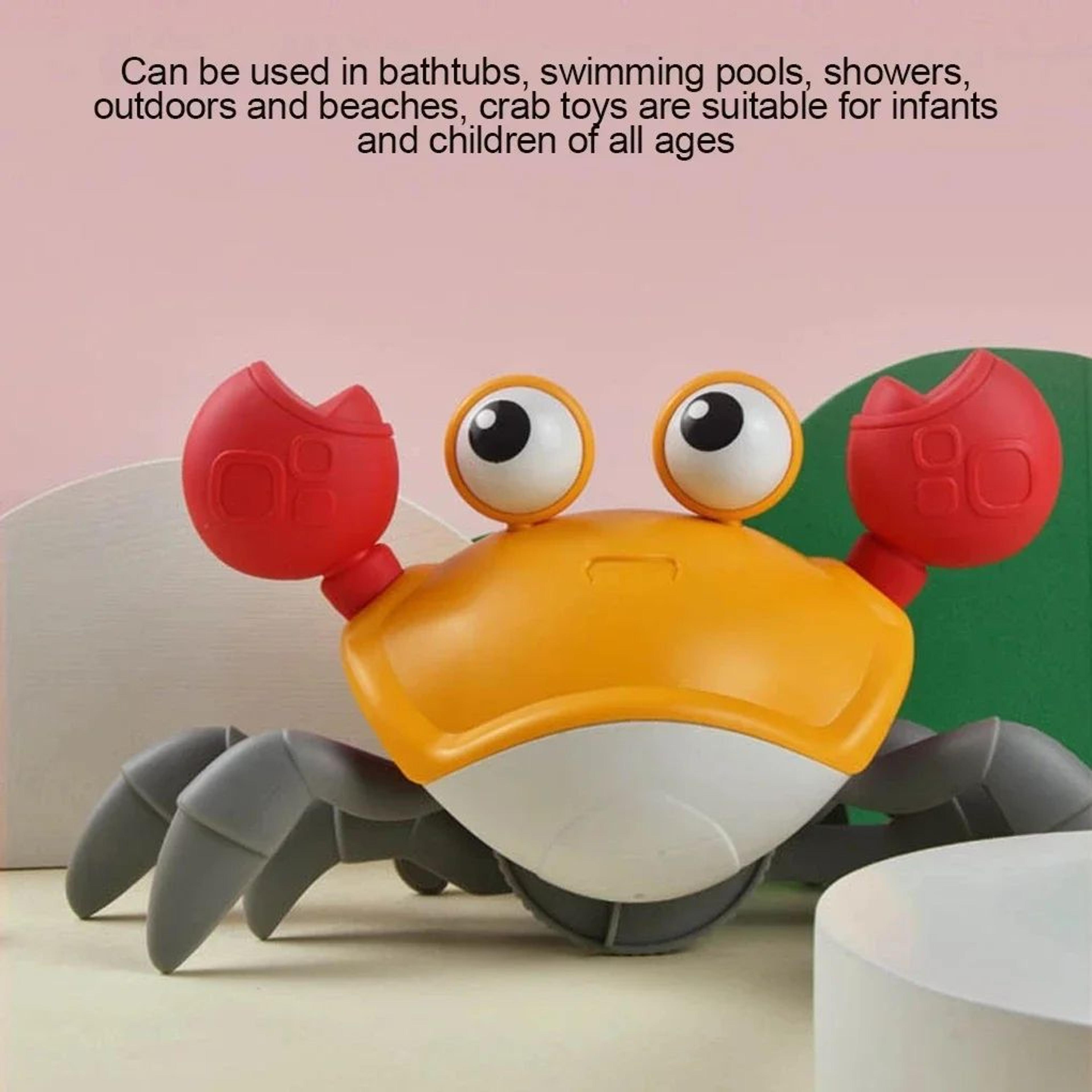 Crabby Splash Baby Bath Toy  Interactive Crab Bath Toy With Pull String Water Fun 2