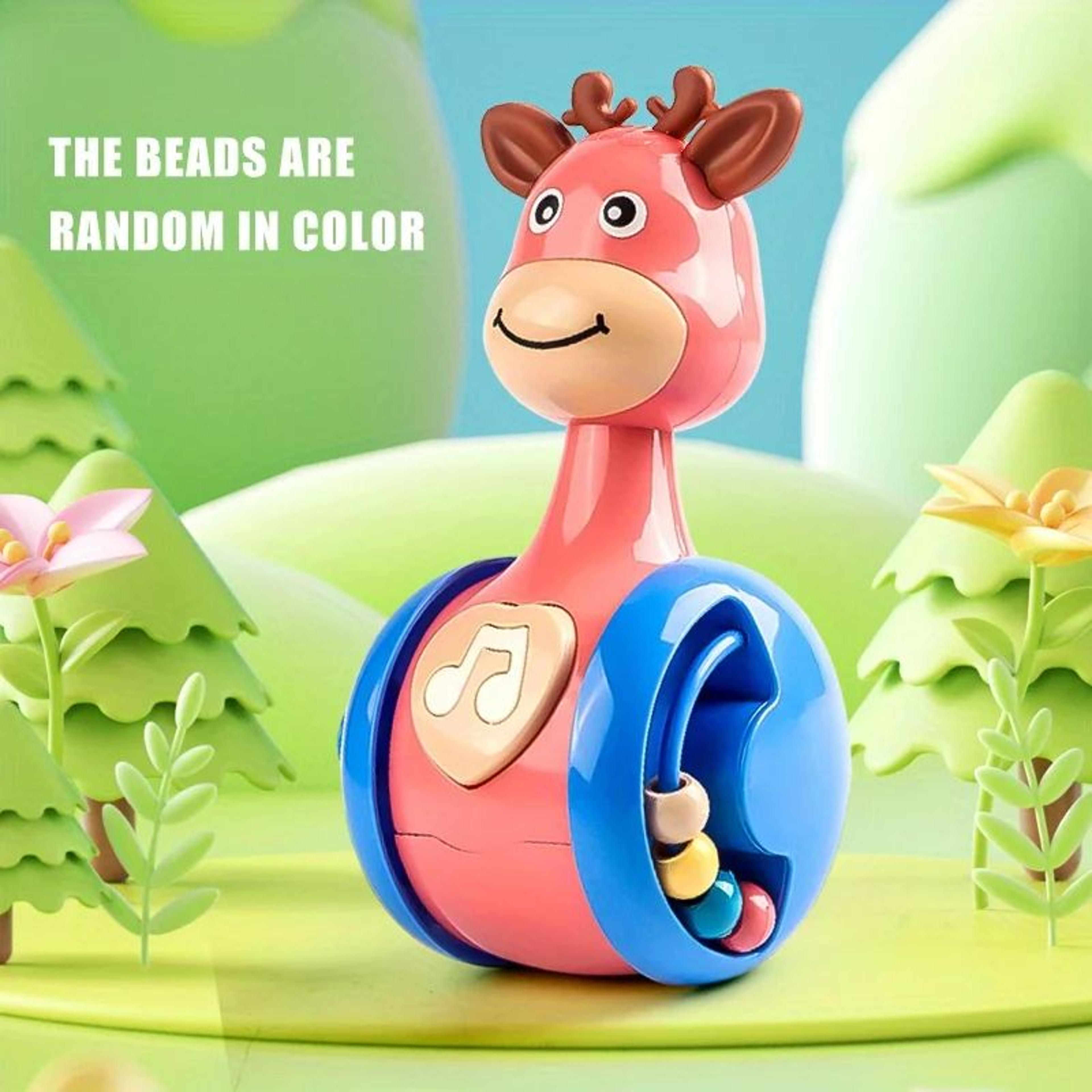 Baby Wobble Toy Roly Poly Tumbler  Early Learning Balance Toy For Infants 2