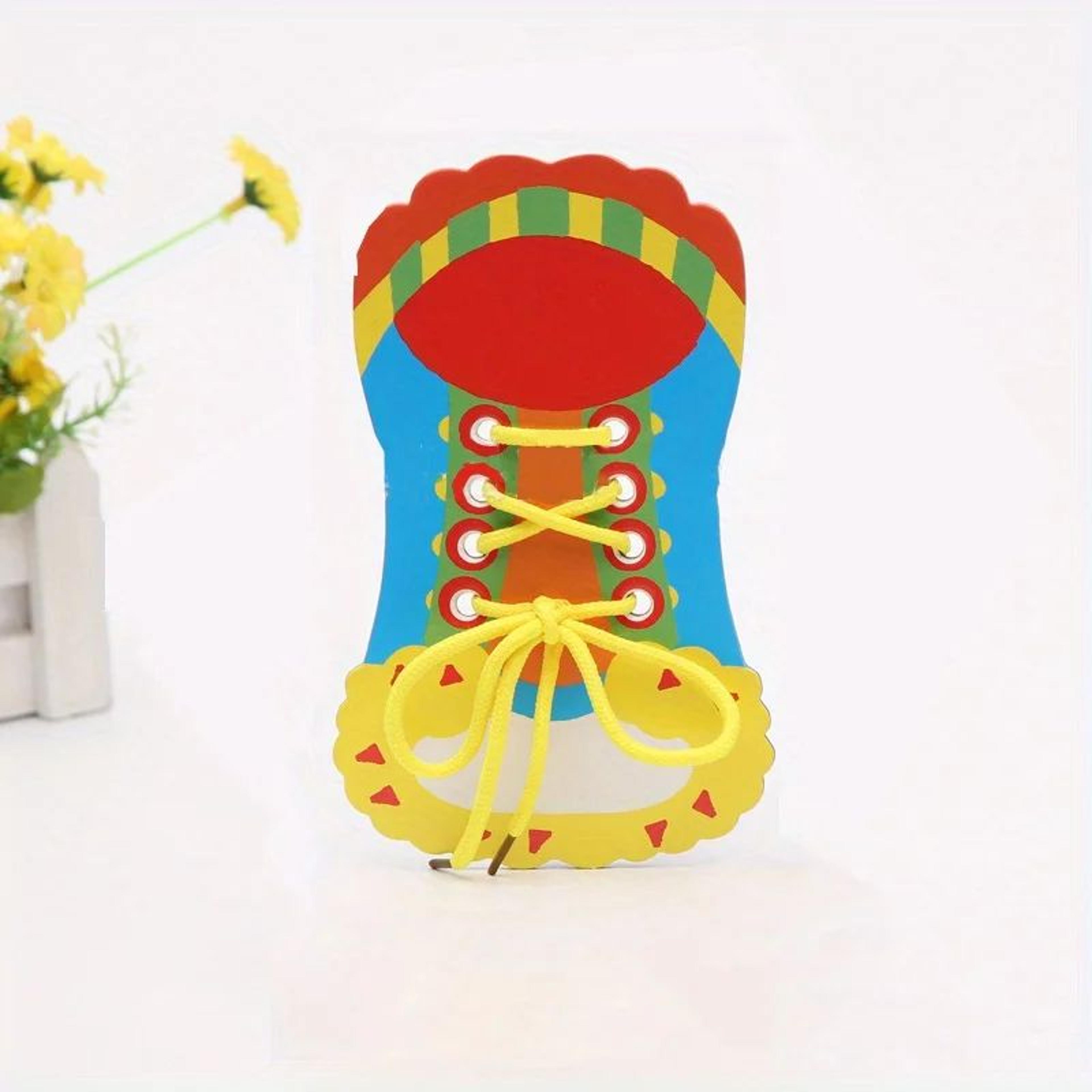 SmartStep Shoelace Tying Toy For Kids  Montessori Lacing Board  Fine Motor Skills Trainer 7