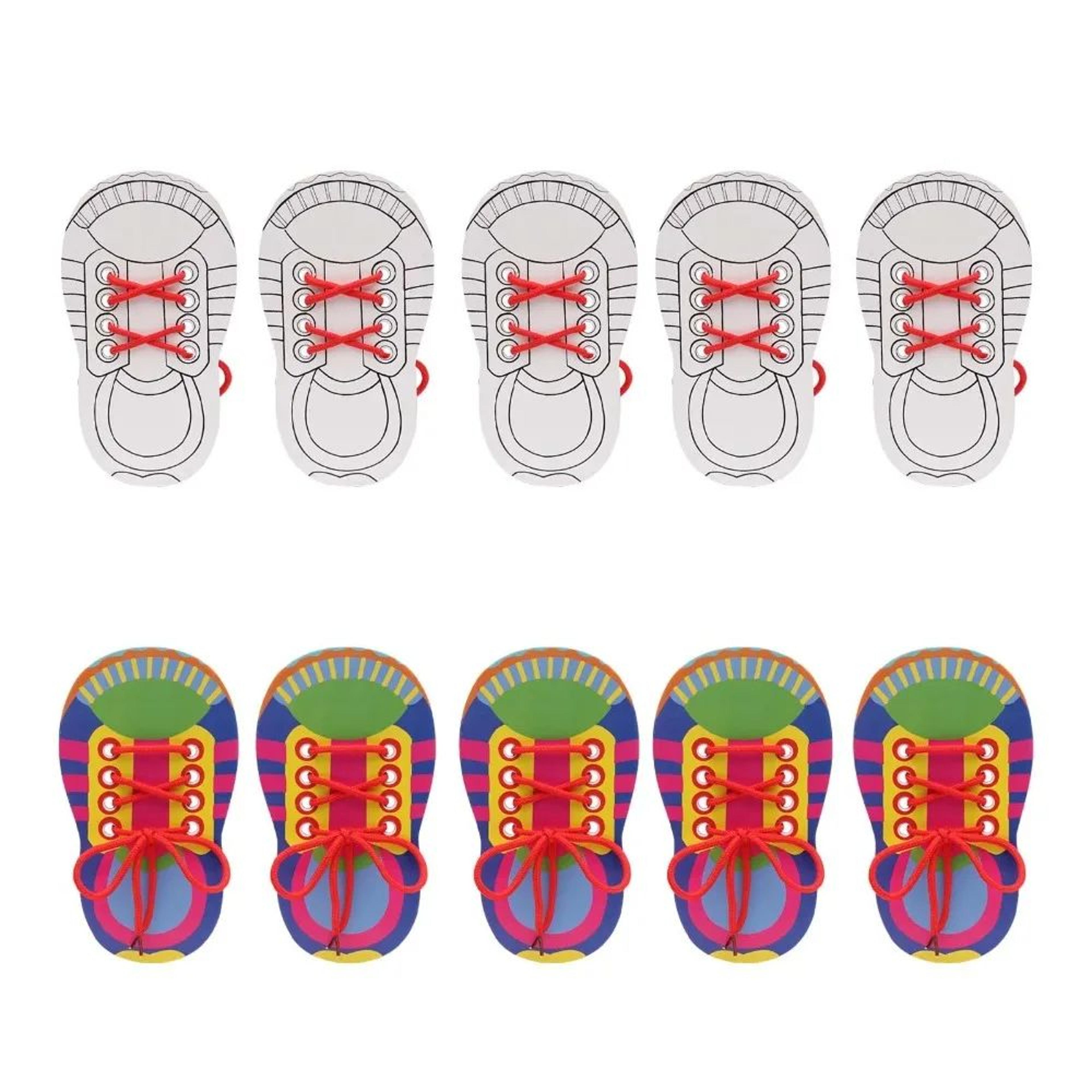 SmartStep Shoelace Tying Toy For Kids  Montessori Lacing Board  Fine Motor Skills Trainer 8