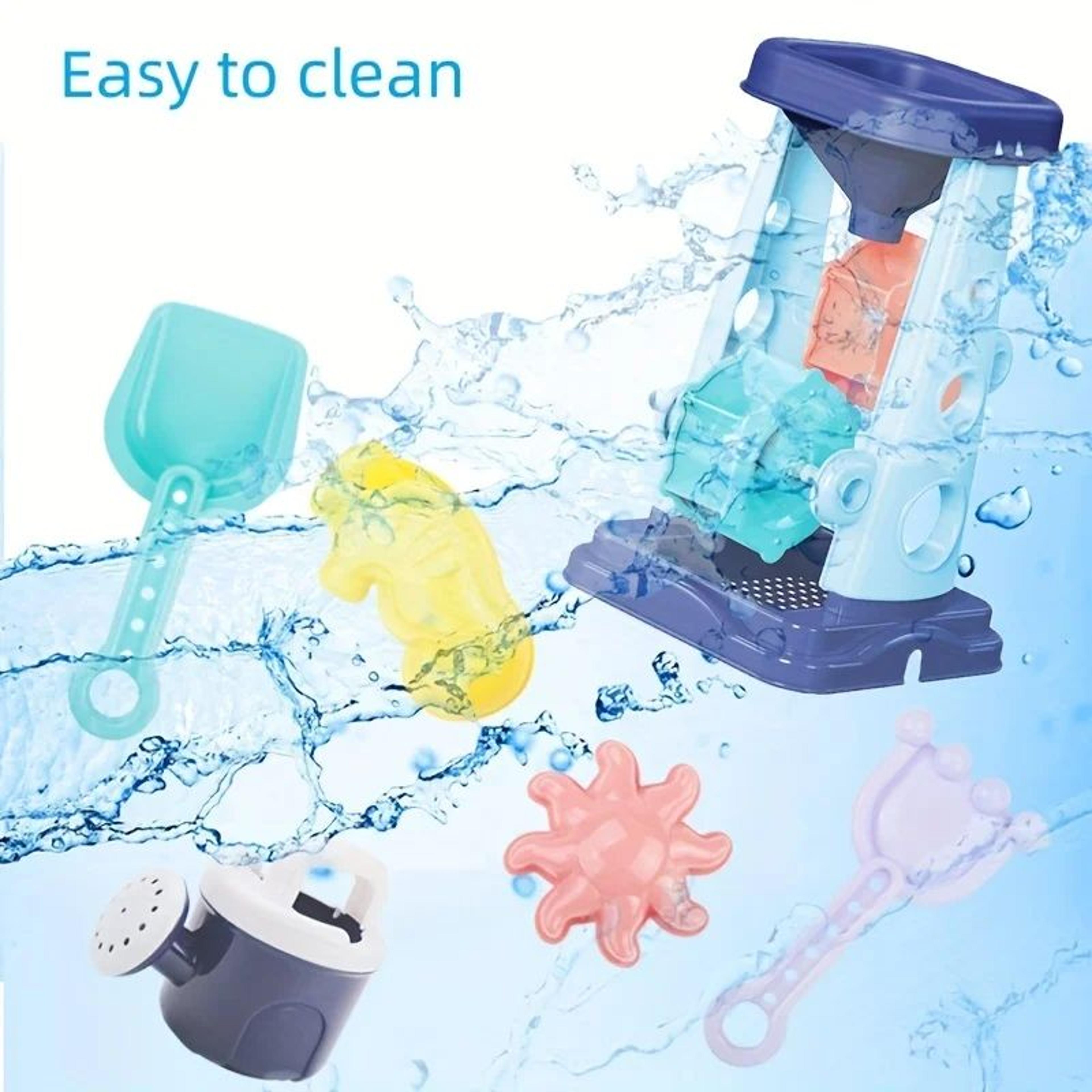 Kids Beach Toy Set Sand Play Kit With Bucket Wheel  Molds For Outdoor Fun 2