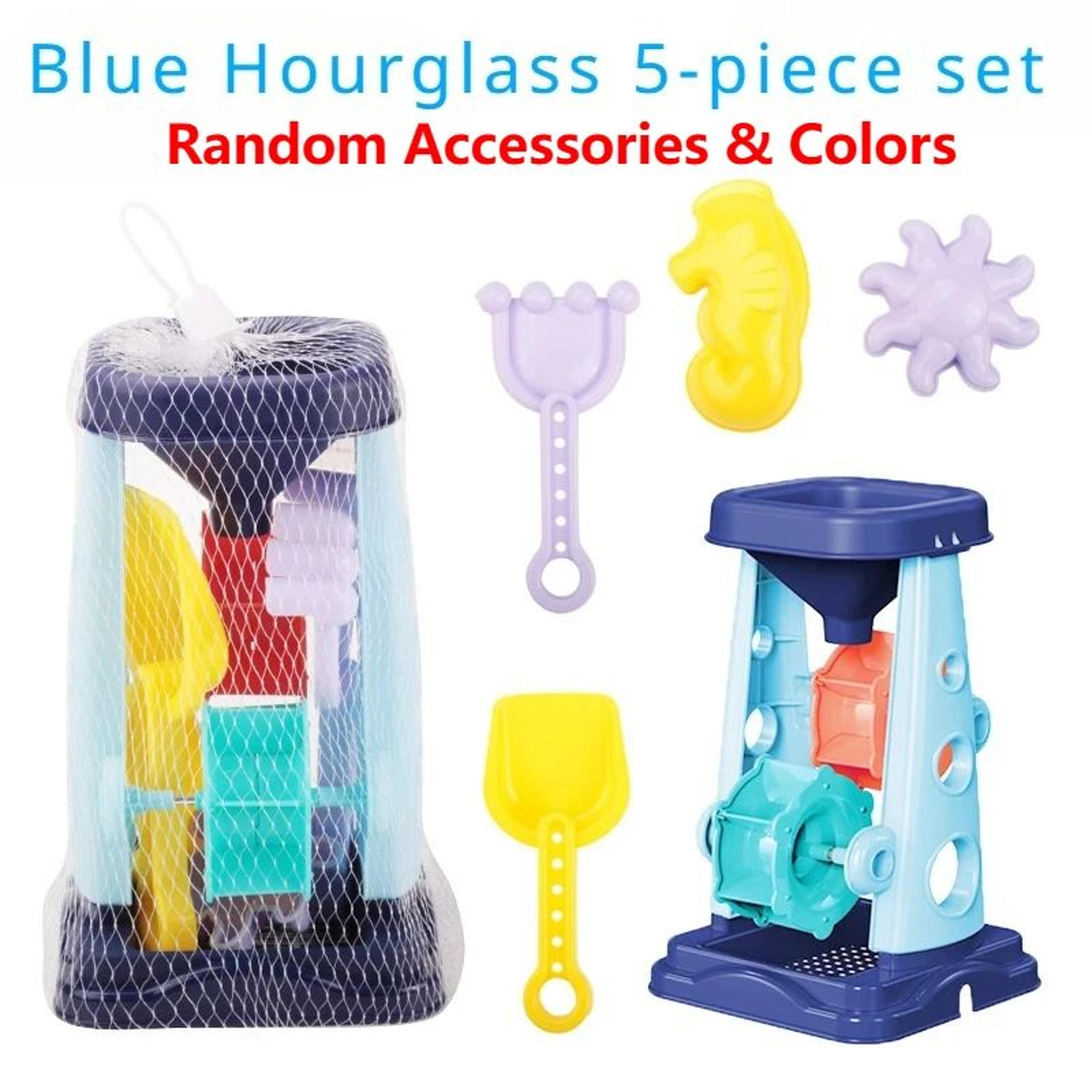 Kids Beach Toy Set Sand Play Kit With Bucket Wheel  Molds For Outdoor Fun 6