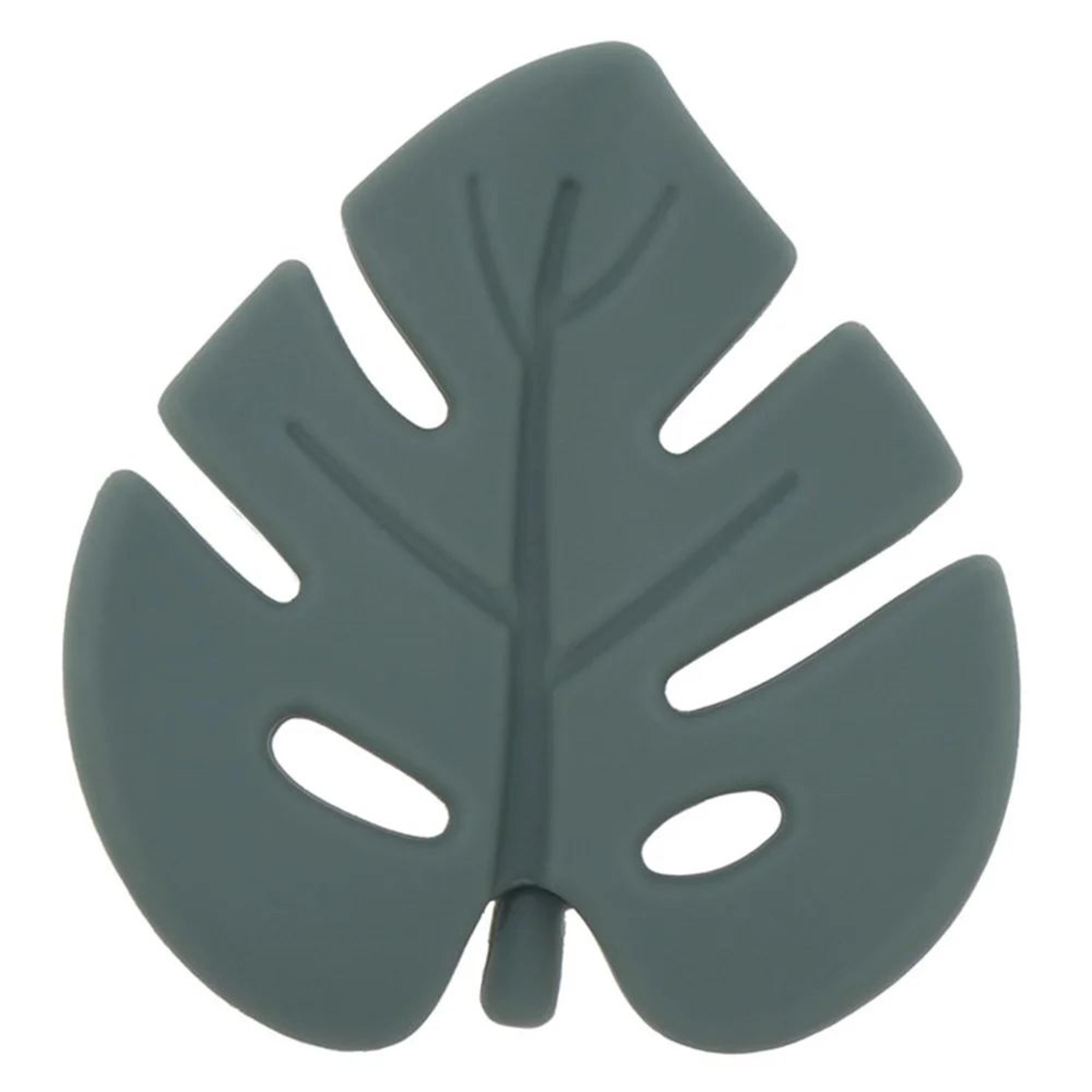Silicone Baby Teether Leaf Rattle  Food Grade Infant Teething Toy For Soothing Gums 6