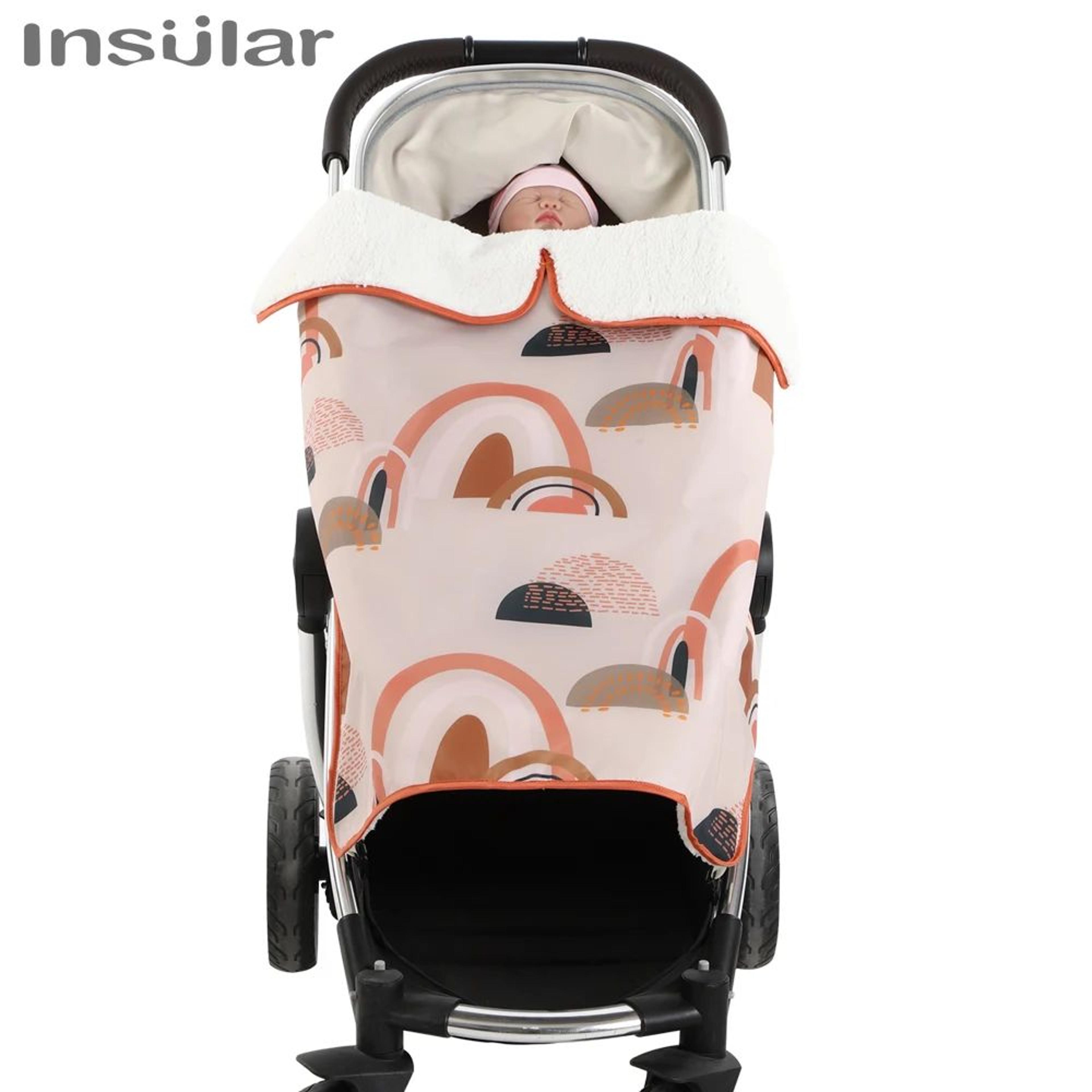 AllWeather Cozy Baby Stroller Footmuff  Windproof Waterproof Infant Sleeping Bag Blanket 2